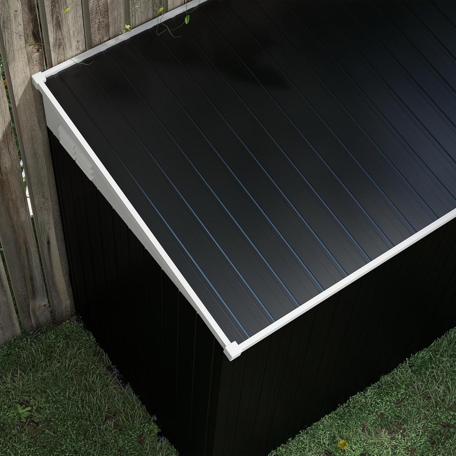 Outsunny Metal Lean-to Storage Shed