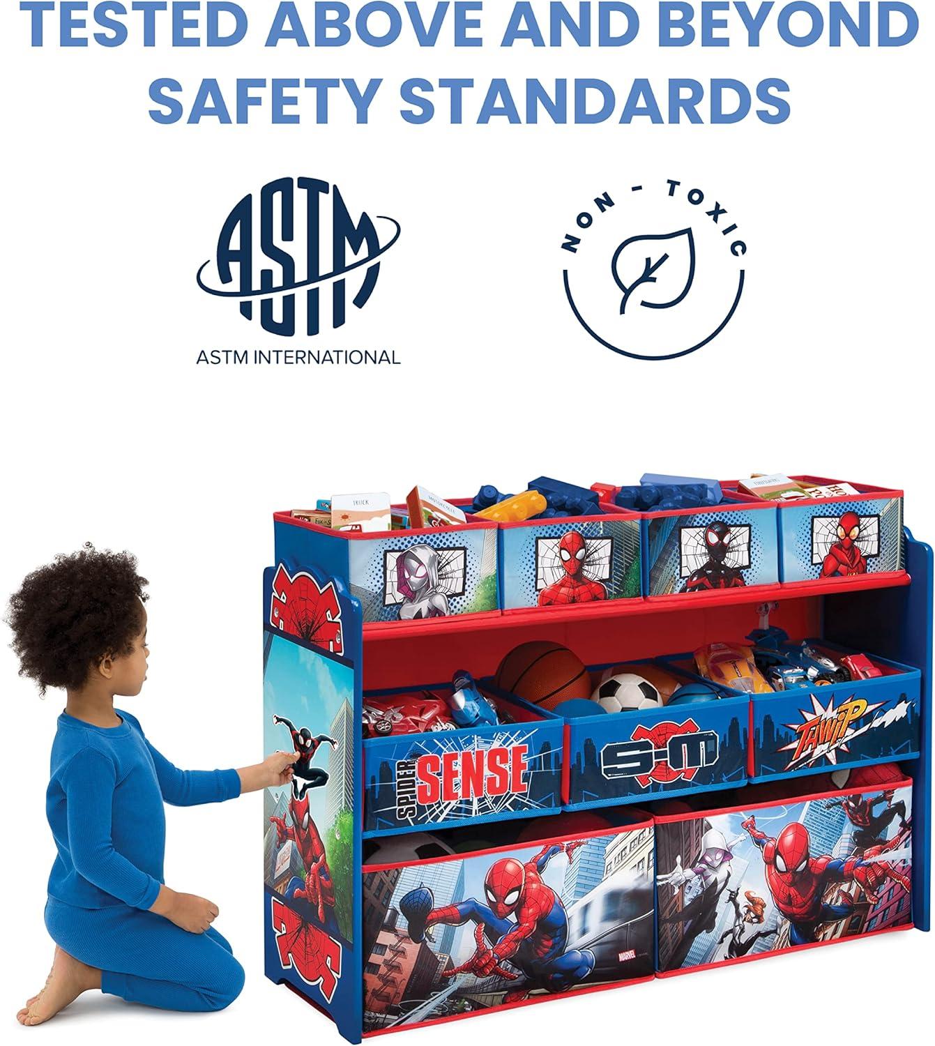 Delta Children PAW Patrol Deluxe 9 Bin Design and Store Toy Organizer