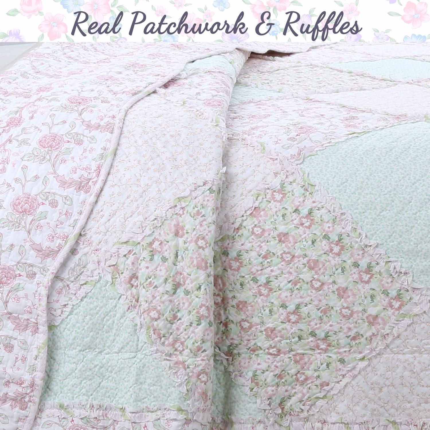 Cozy Line Home Fashion Cotton Patchwork Quilt Set