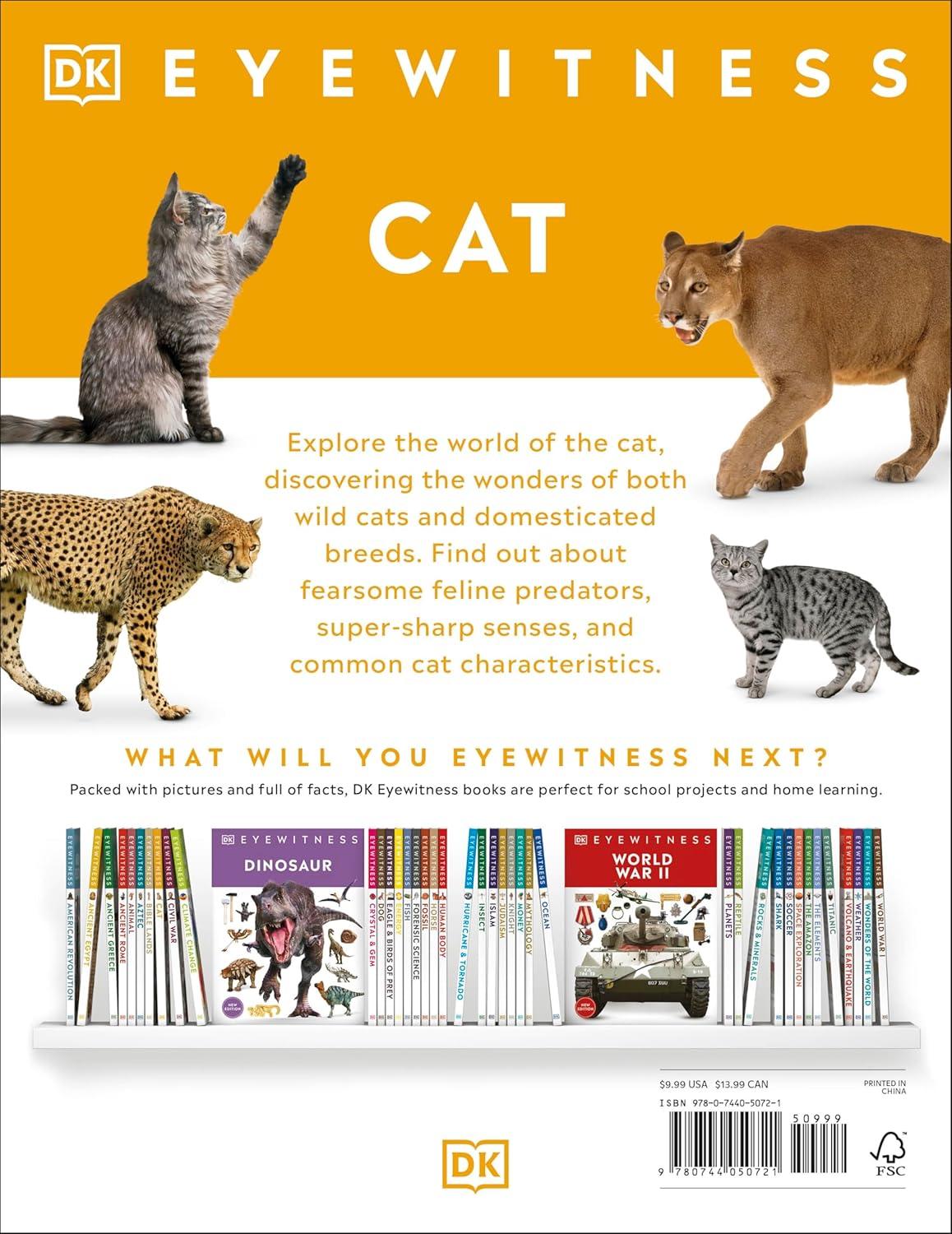 Eyewitness Cat - (DK Eyewitness) by  DK (Paperback)