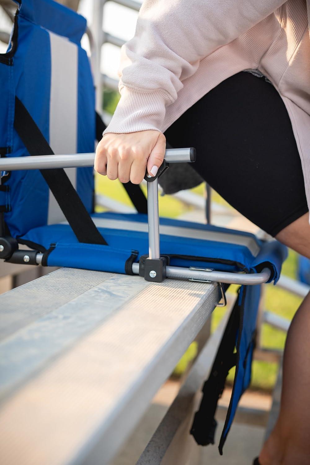 Stansport Tubular Frame Folding Stadium Seat with Arms