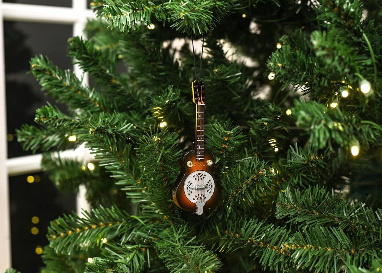 Broadway Gifts Spider Resonator Guitar Instrument Christmas Tree Ornament 5 inch