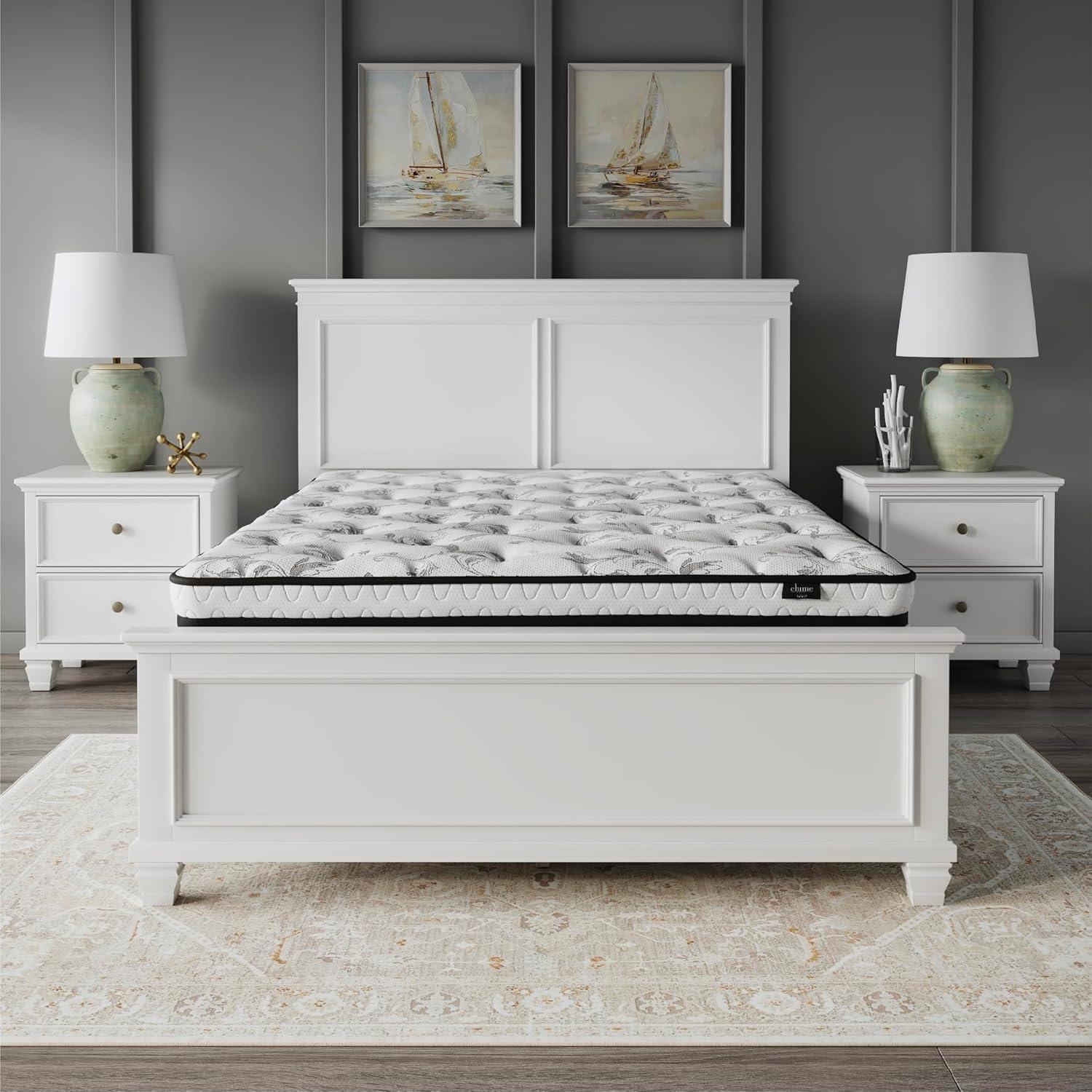 Signature Design by Ashley Hybrid 1400 Queen Mattress, White