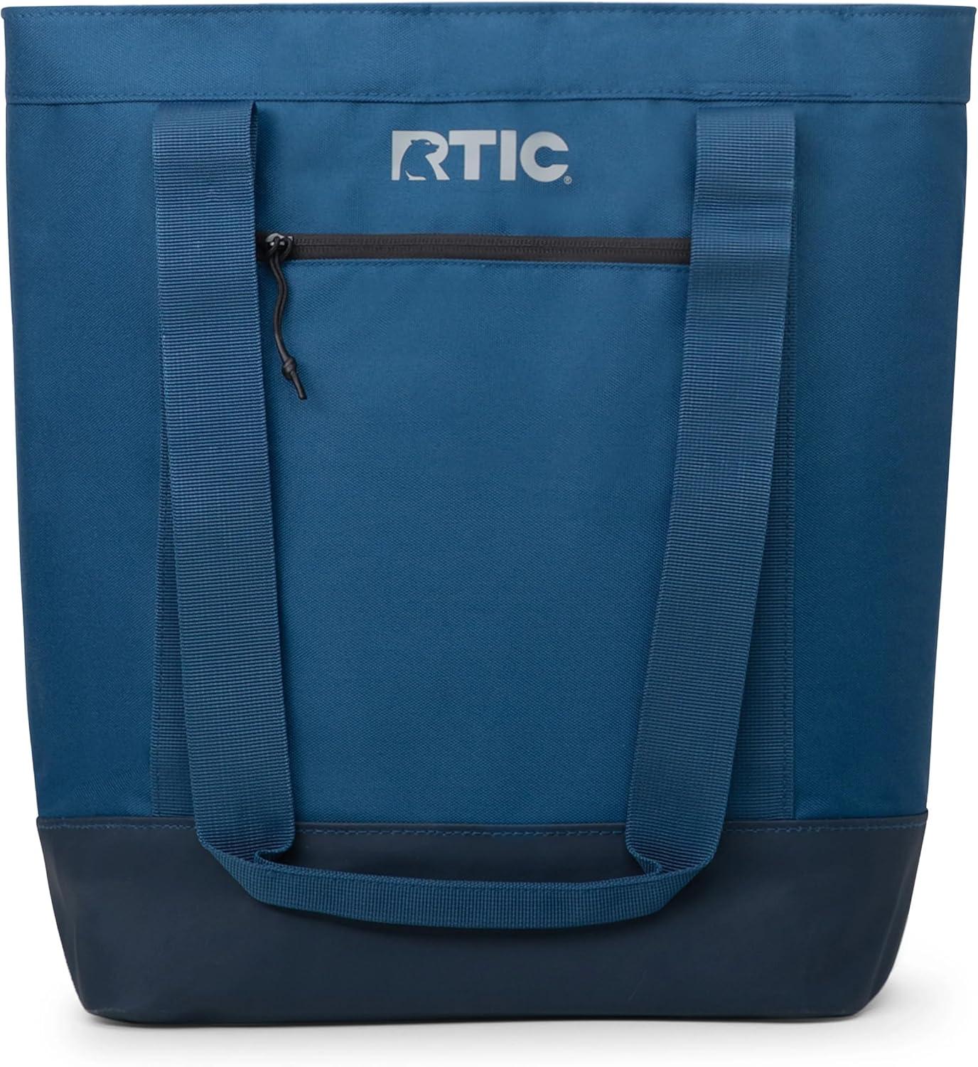 RTIC Everyday Insulated Slim Tote Bag, 15 Ltr Cooler Bag, Leak-Free Interior,  Navy