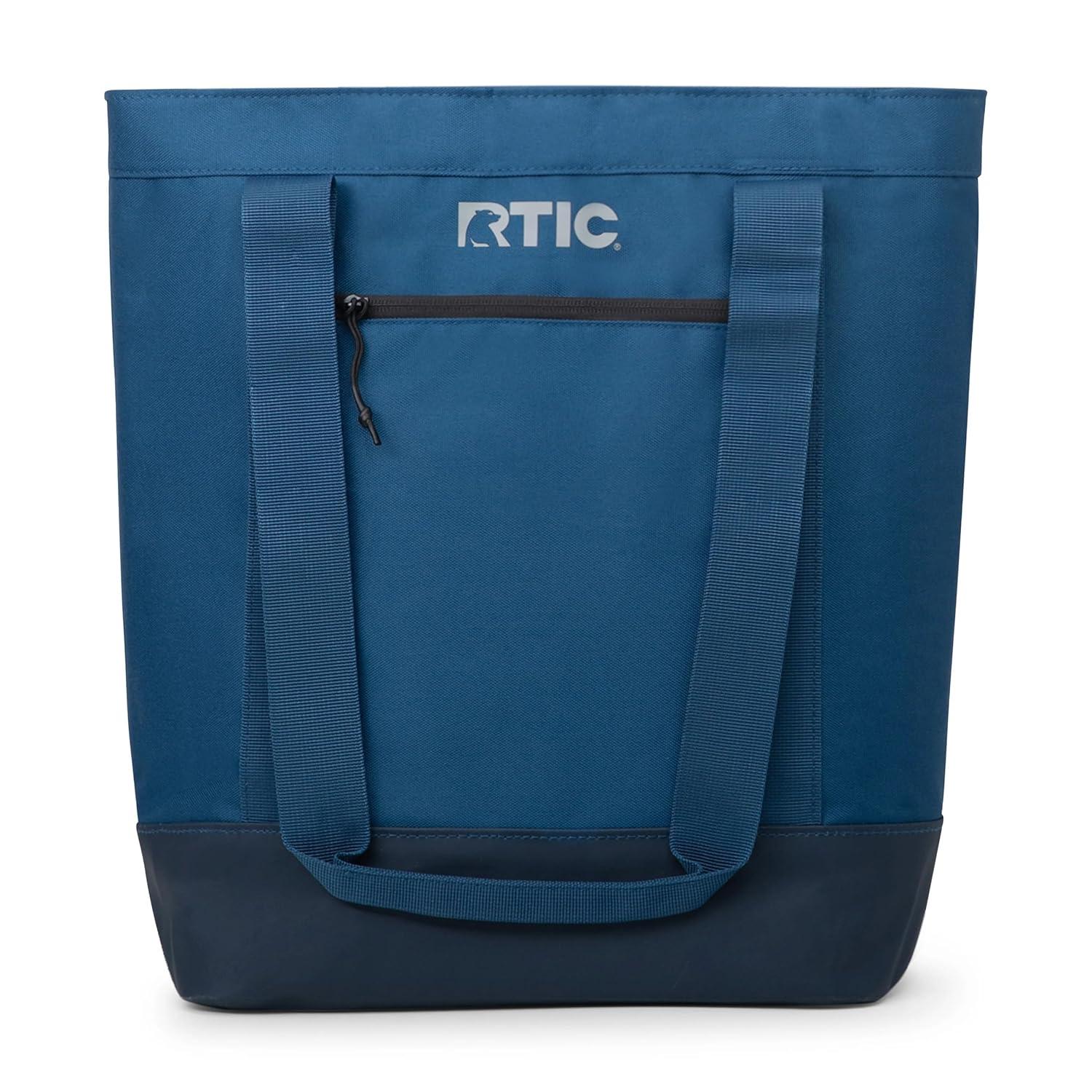 RTIC Everyday Insulated Slim Tote Bag, 15 Ltr Cooler Bag, Leak-Free Interior,  Navy