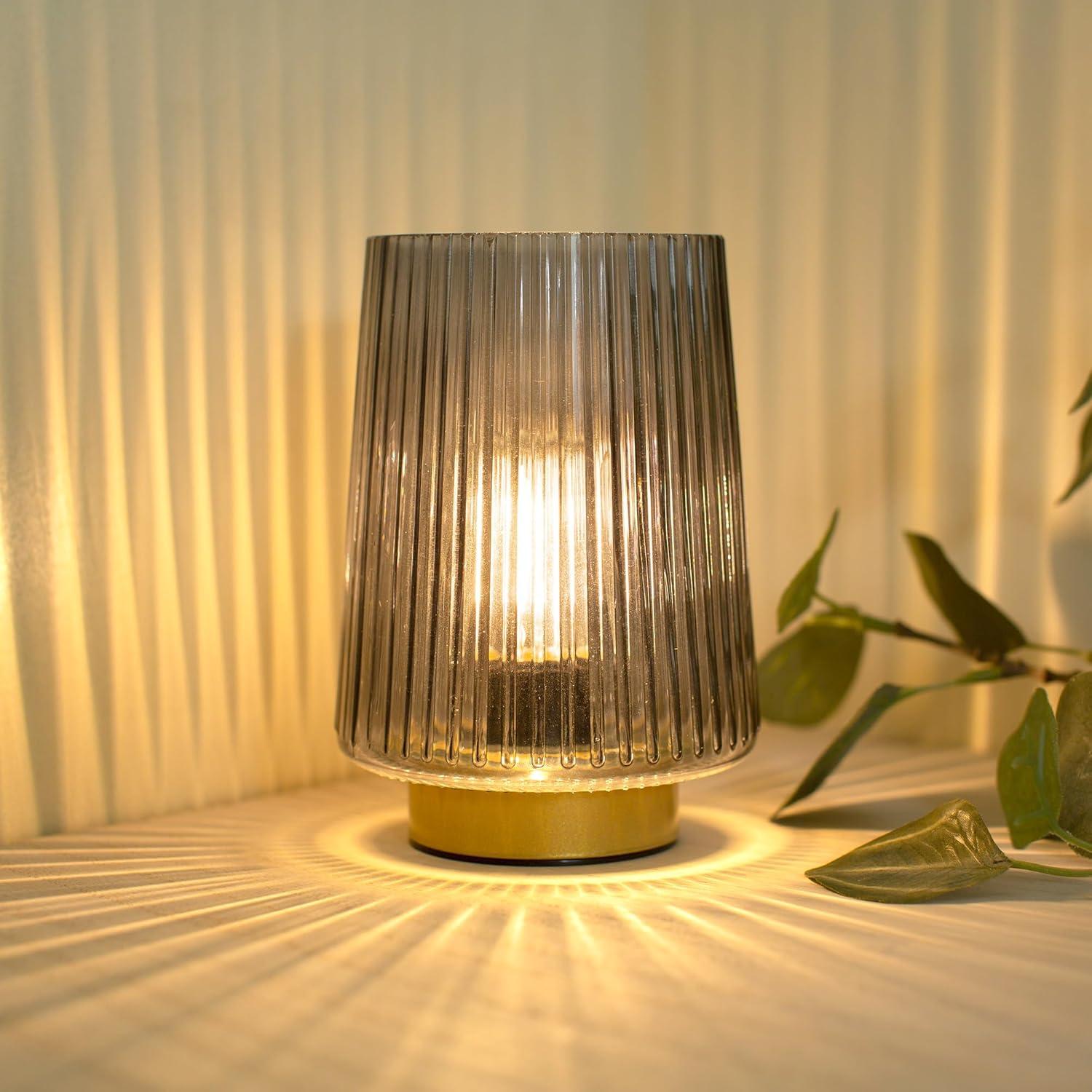 Latitude Run® Battery Operated Lamp With Timer, Table Lamps For Bedroom
