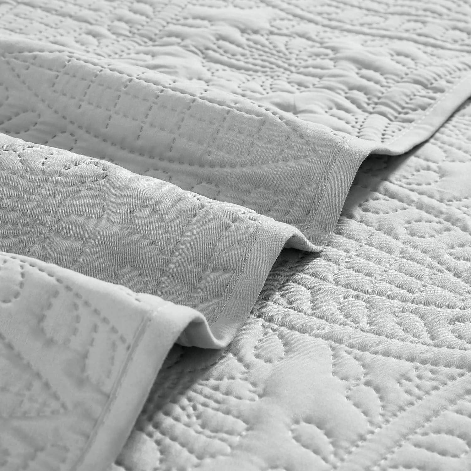 Mellanni Ultrasonic Quilted Coverlet Set