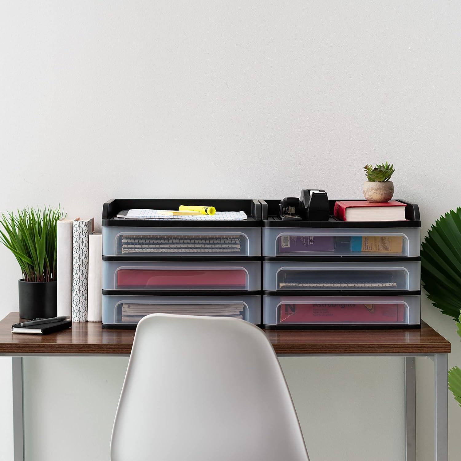 Plastic Stackable Desk Organizer