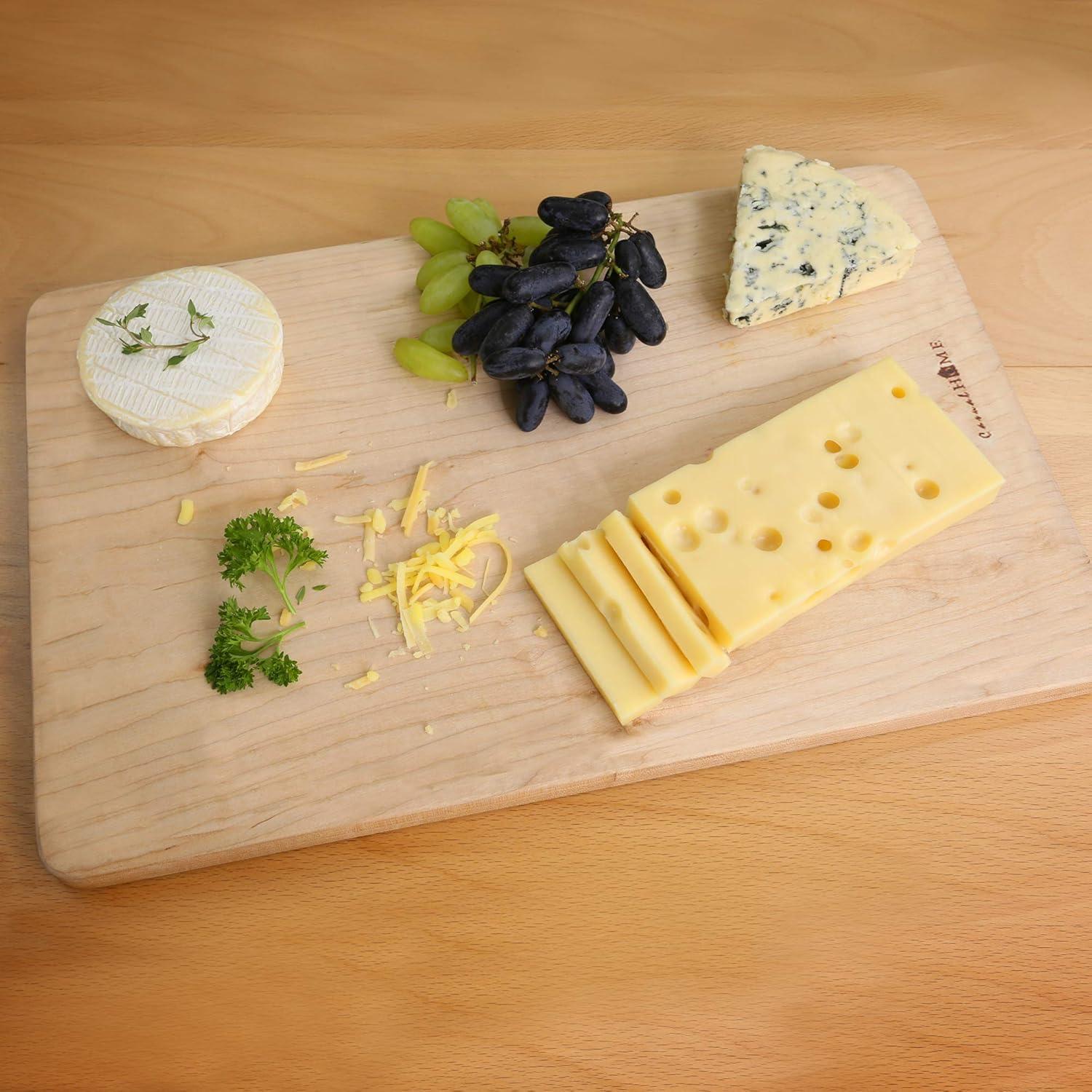 Maple Rectangular Cutting Board with Juice Groove