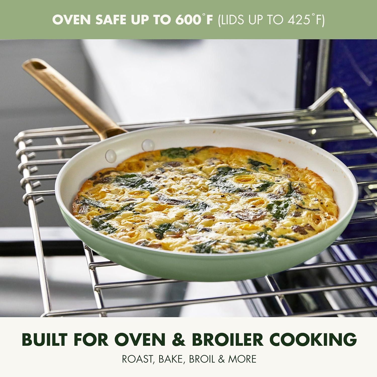 GreenPan ™ Reserve Sage 3-Piece Ceramic Non-Stick Fry Pan Set