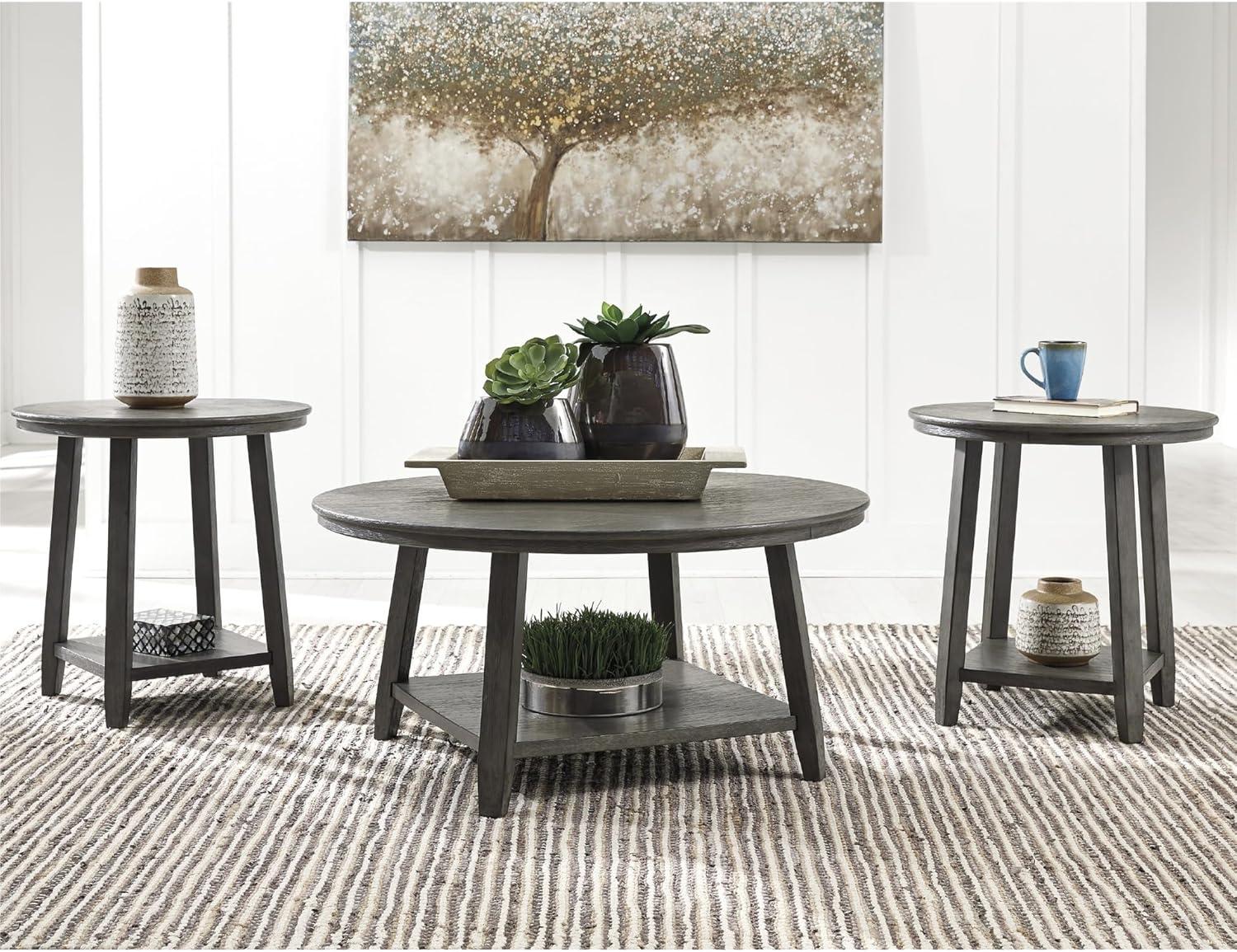Signature Design by Ashley Contemporary Caitbrook Table (Set of 3)  Gray