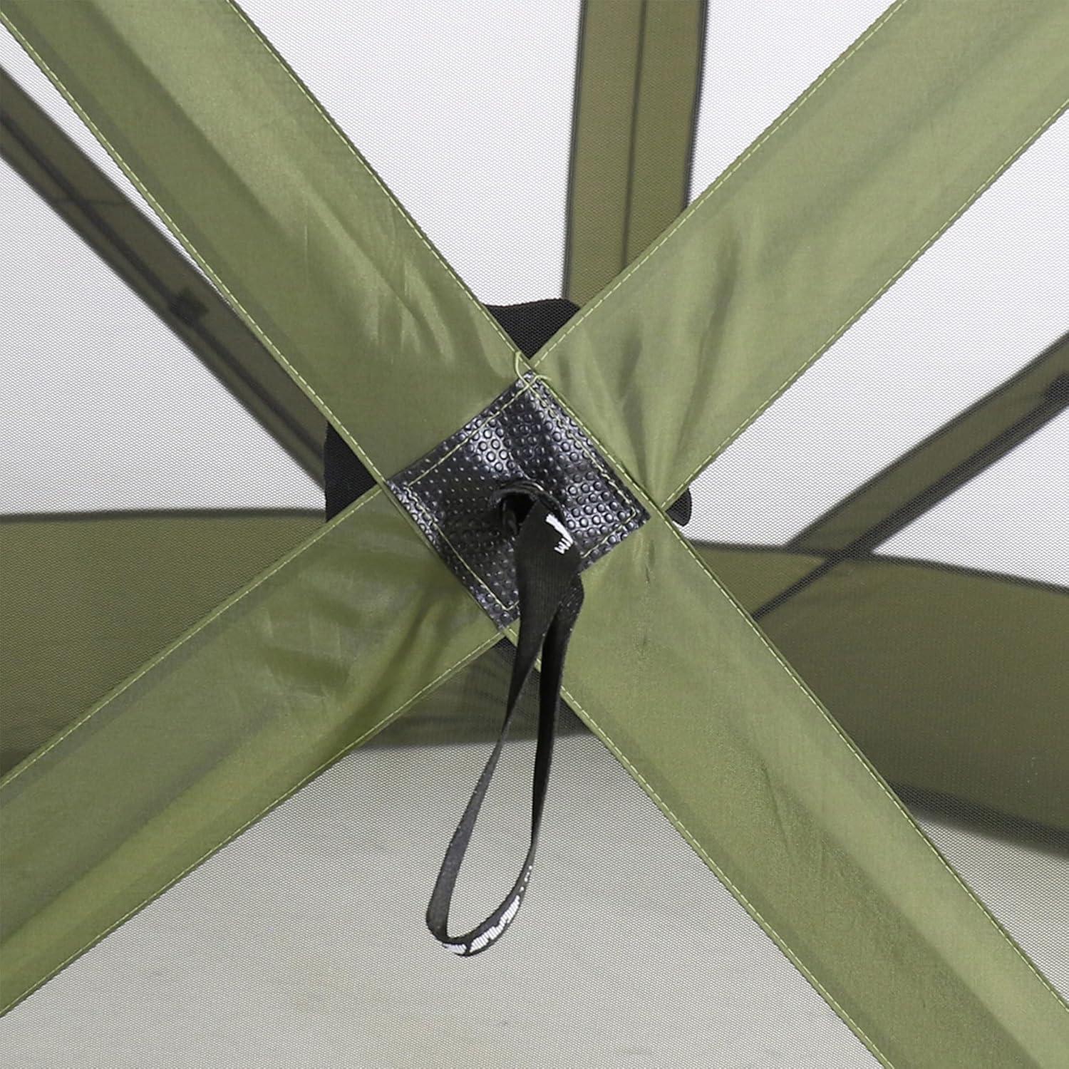 CLAM Quick-Set Portable Outdoor Camping Canopy Shelter