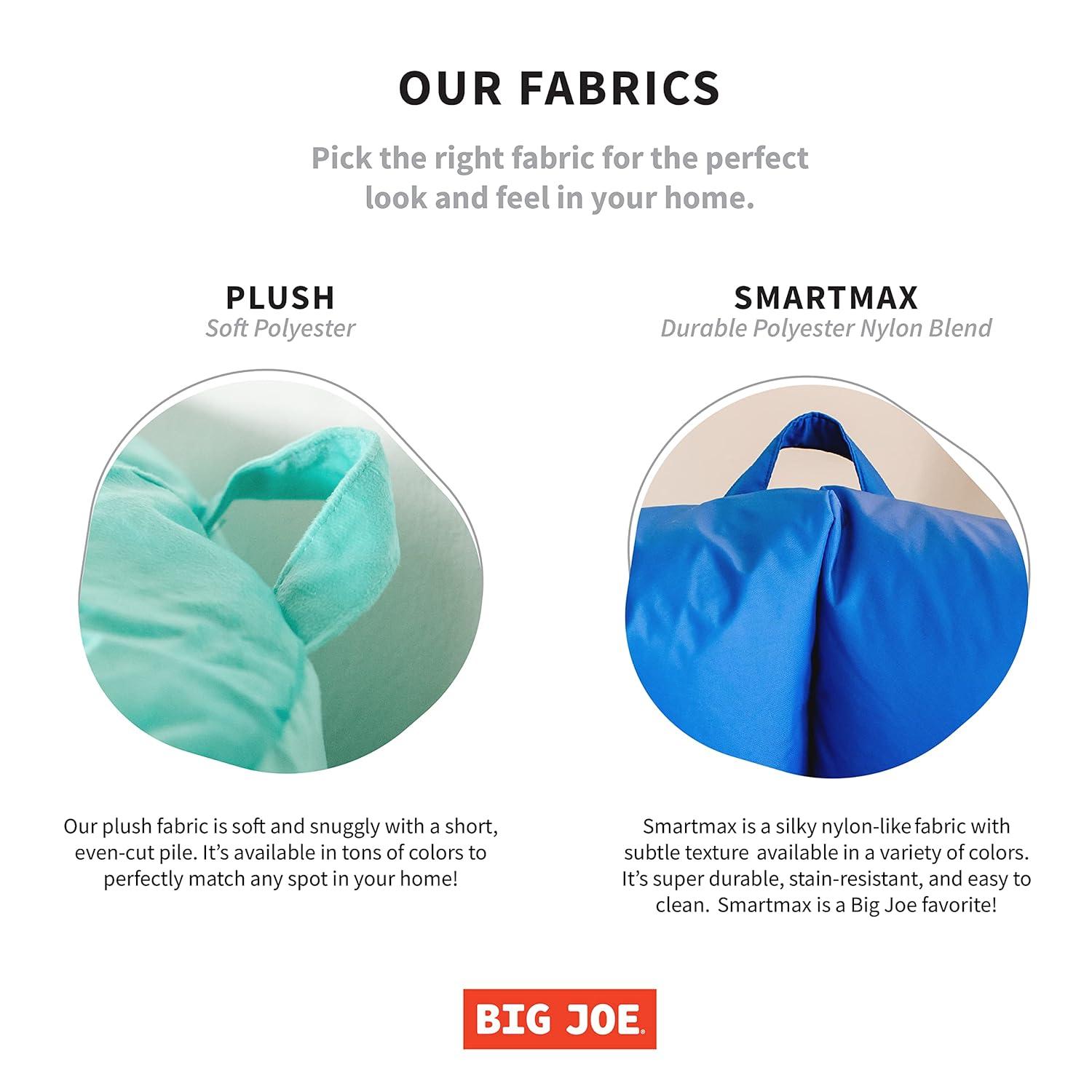 Big Joe Milano Bean Bag Chair, Nylon Polyester Blend, Navy