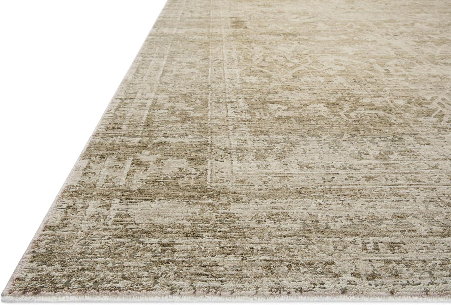 Honora Rug by Amber Lewis x Loloi - Khaki and Beige / 2' x 3'4"