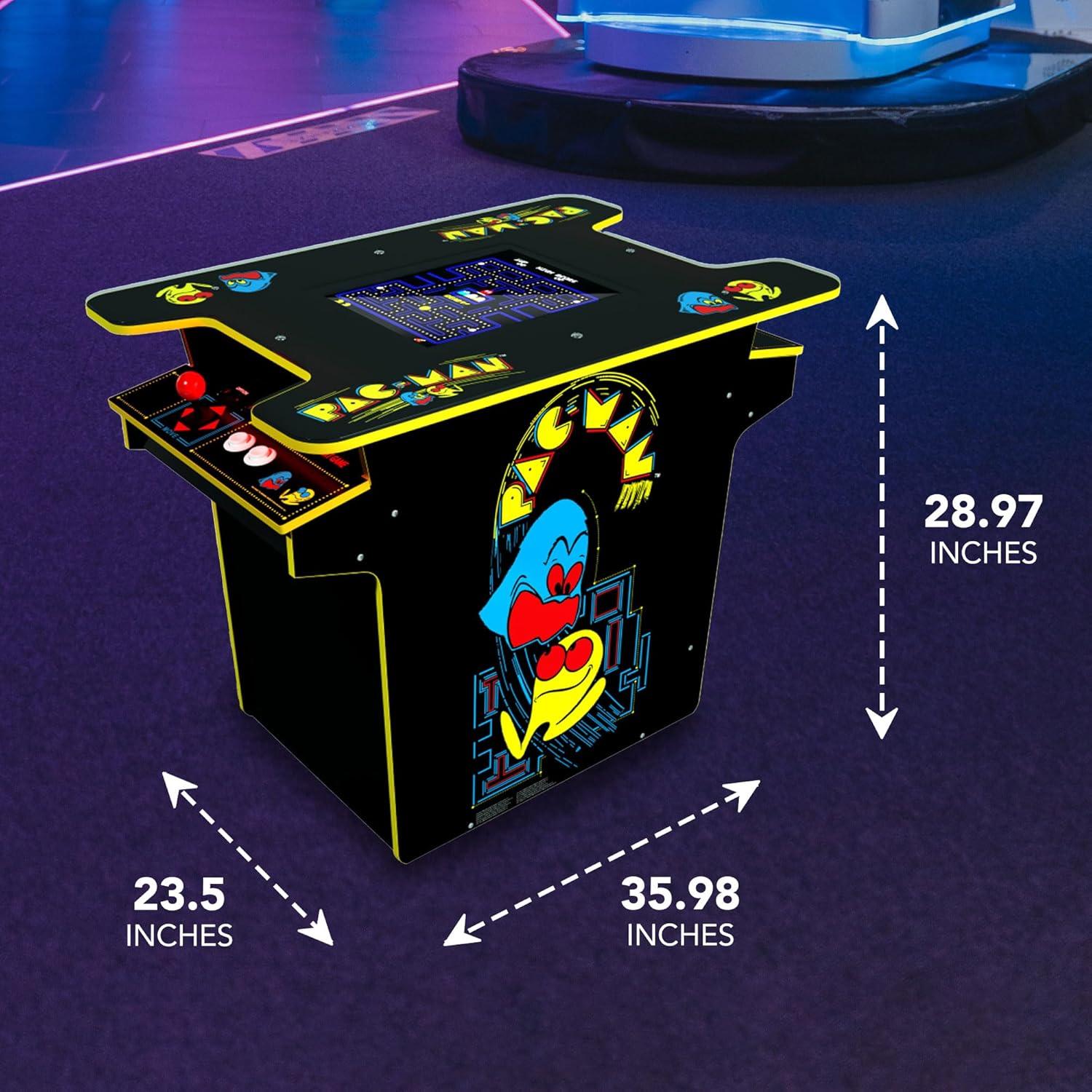 Arcade 1Up Arcade1Up Ms. Pac-Man 40th Anniversary Head-to-Head Black Series Edition Table