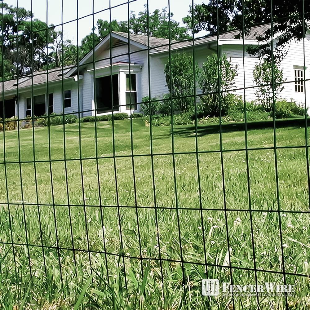 Fencer Wire Fencer Wire Vinyl Coated 16 Gauge Welded Fence Wire Roll, Mesh Size 2-Inch x 3-Inch