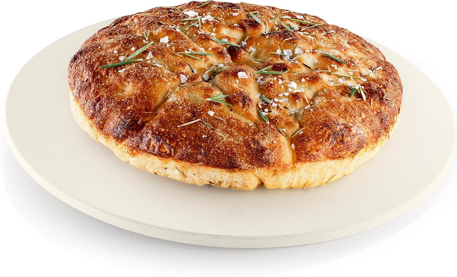 Ceramic 13.9764" Pizza Stone