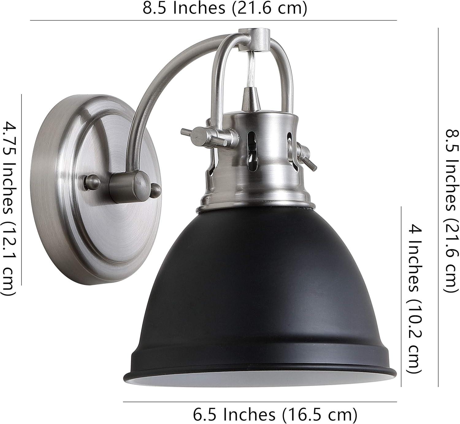 Lawson 8.5" Wall Sconce - SCN4053 - Nickle - Safavieh