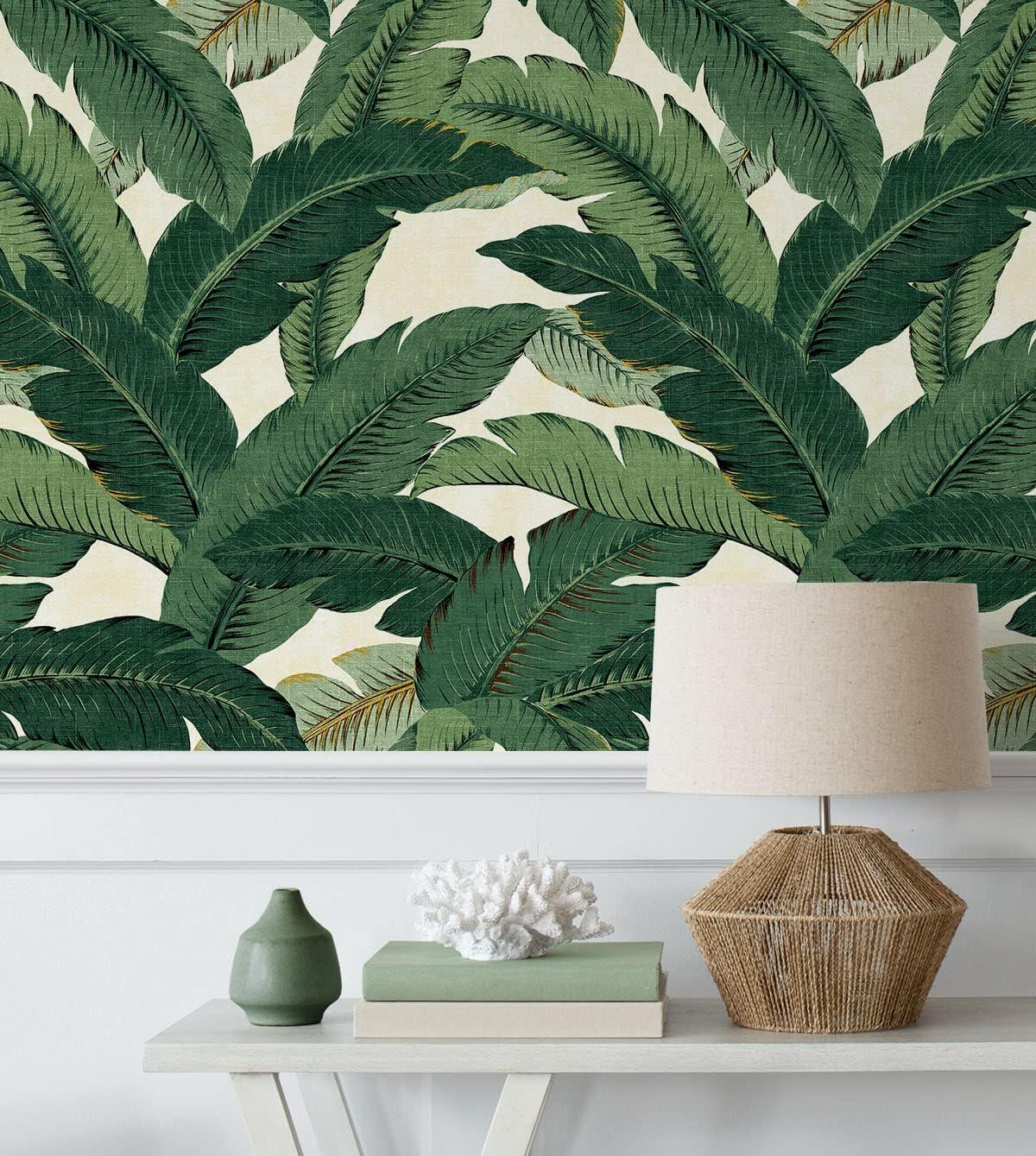 Tommy Bahama Home Tommy Bahama Swaying Palms 18' L x 20.5" W Peel & Stick Wallpaper Roll