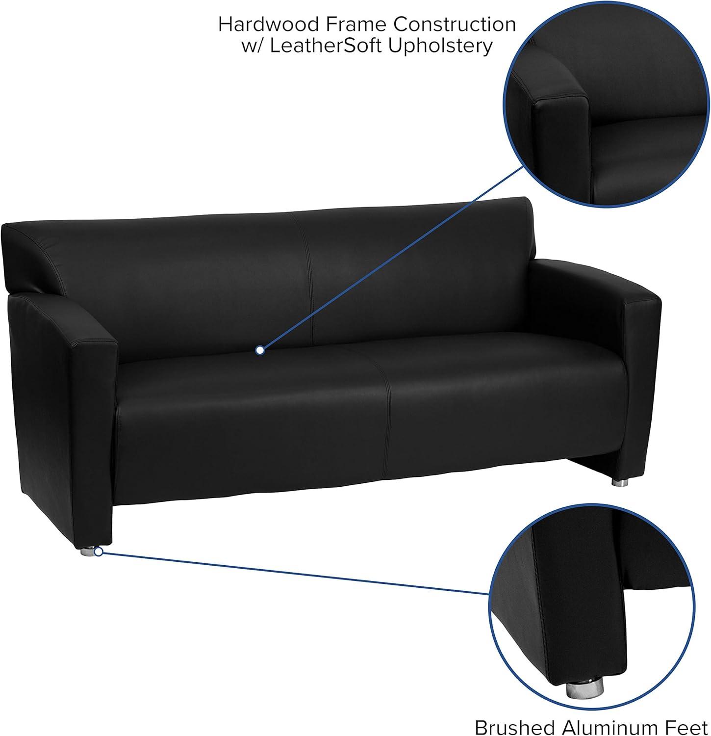 HERCULES Majesty Series LeatherSoft Sofa with Extended Panel Arms