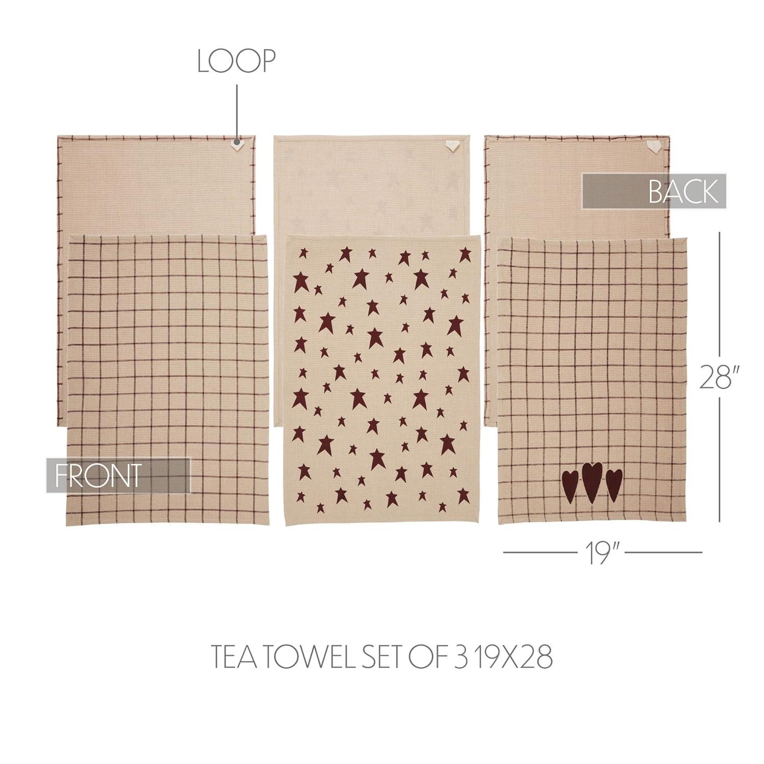 Foundry Select Laga Plaid Tea Towel Kitchen Towel (Set of 3)