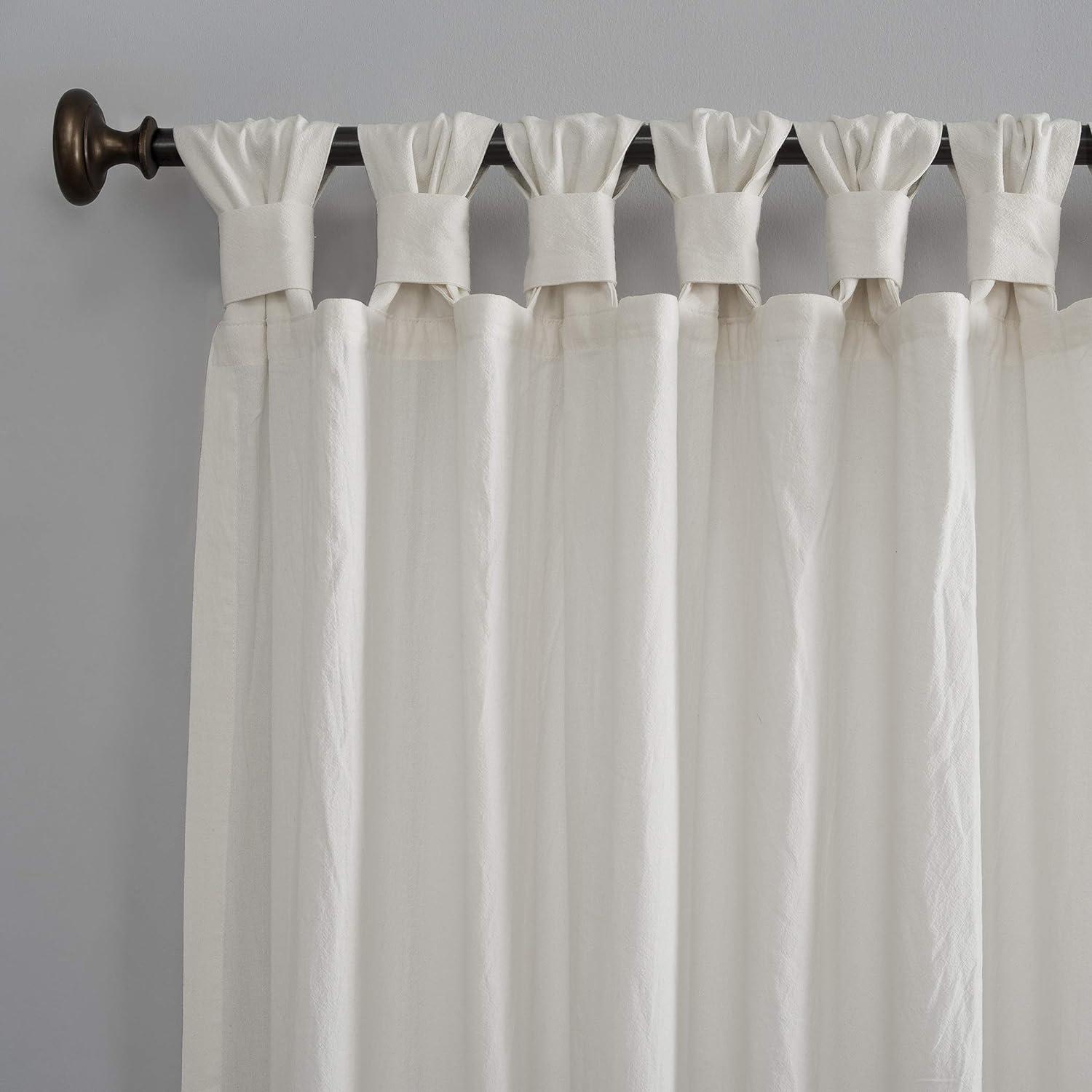 Archaeo Sarro Washed Cotton Semi-Sheer Tab Top Curtain Panel