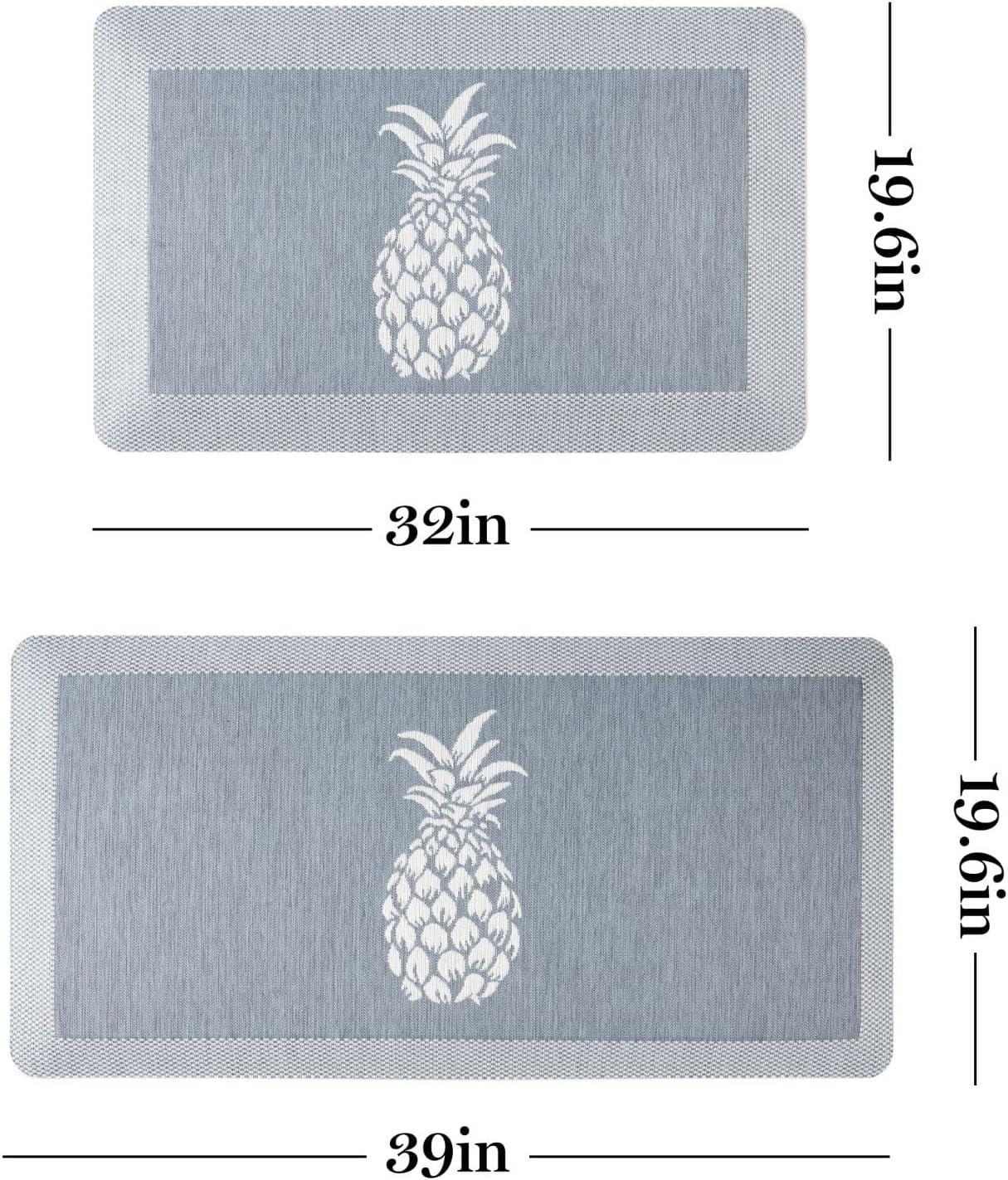 Martha Stewart Aloha Modern Pineapple Anti-Fatigue Air-Infused Kitchen Mat