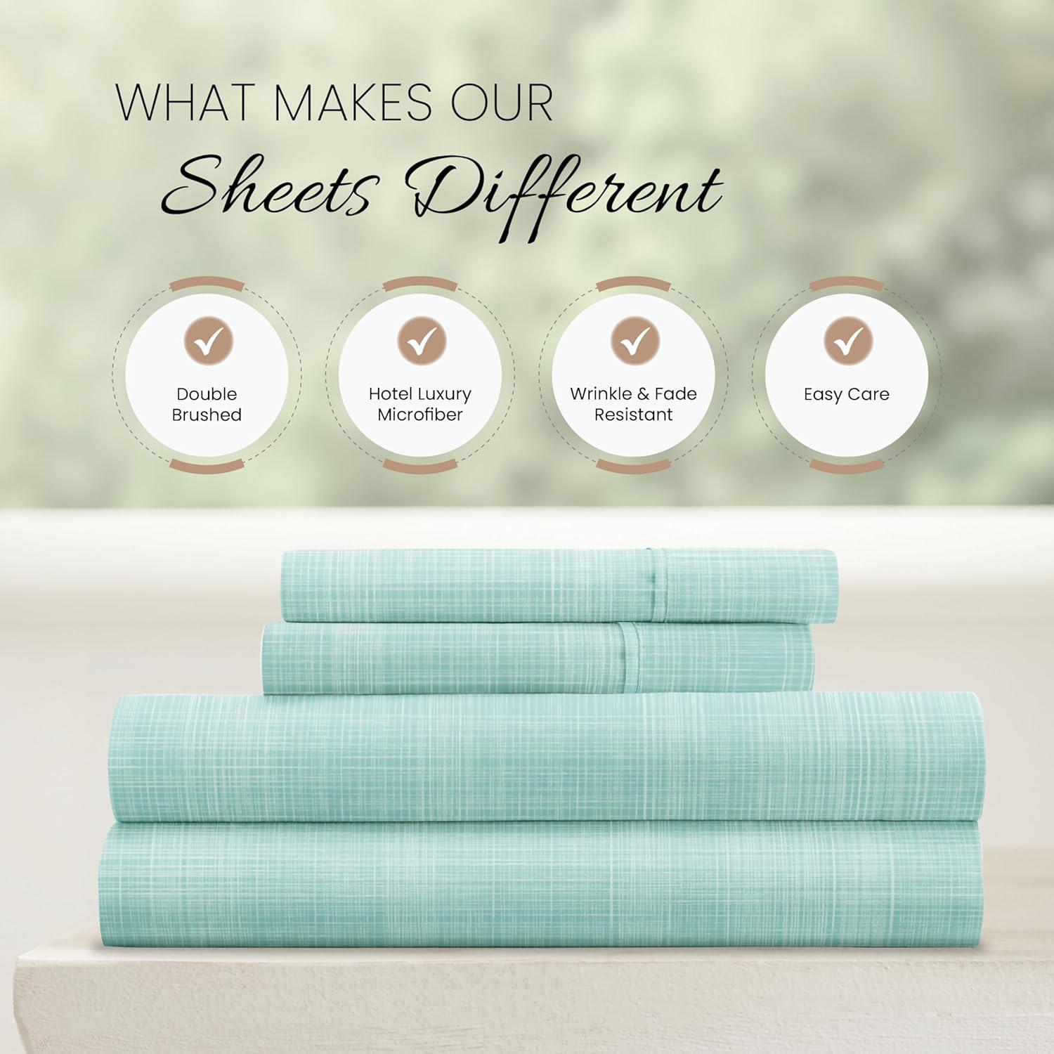 Becky Cameron Becky Cameron™ Thatch Pattern Bed Sheet Set