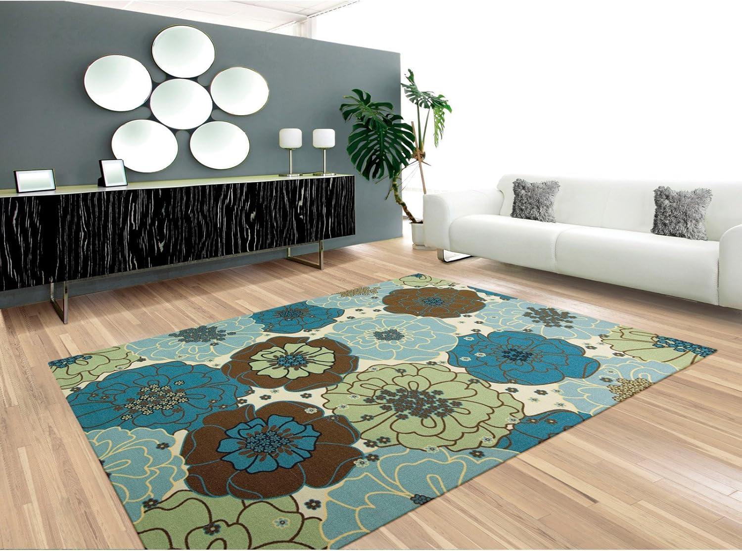 Nourison Home & Garden Oversized Flowers Indoor/outdoor Area Rug