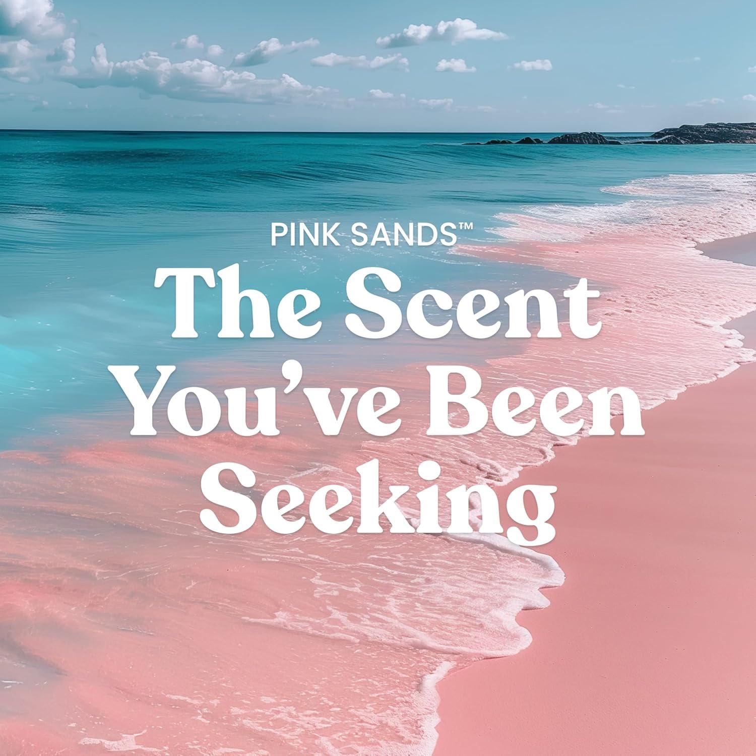 Signature Large Pink Sands Tumbler Candle 20oz - Yankee Candle: Soy Wax Blend, Glass Jar, Dual Wick, 60hr Burn Time