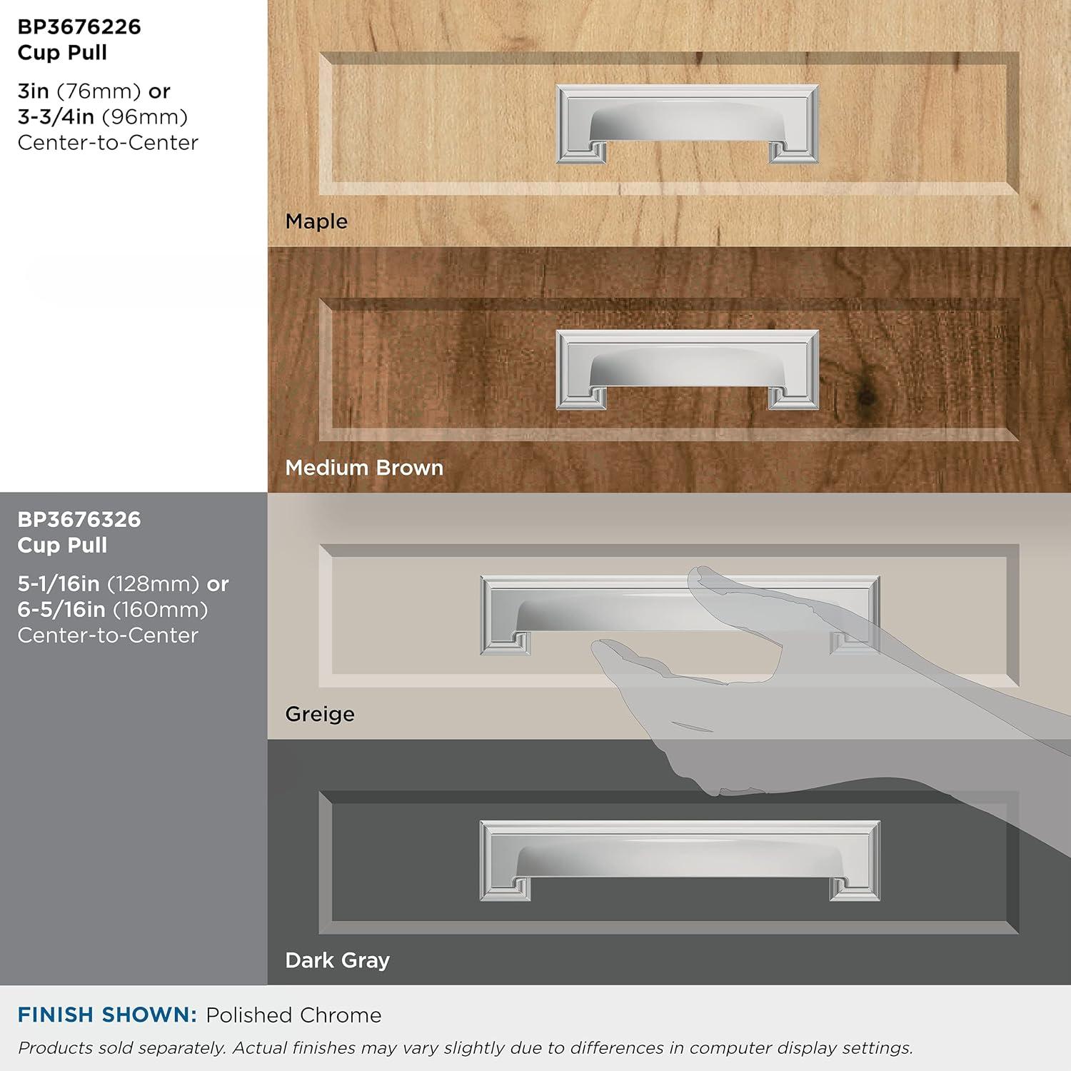 Amerock Appoint Cabinet or Furniture Cup Pull