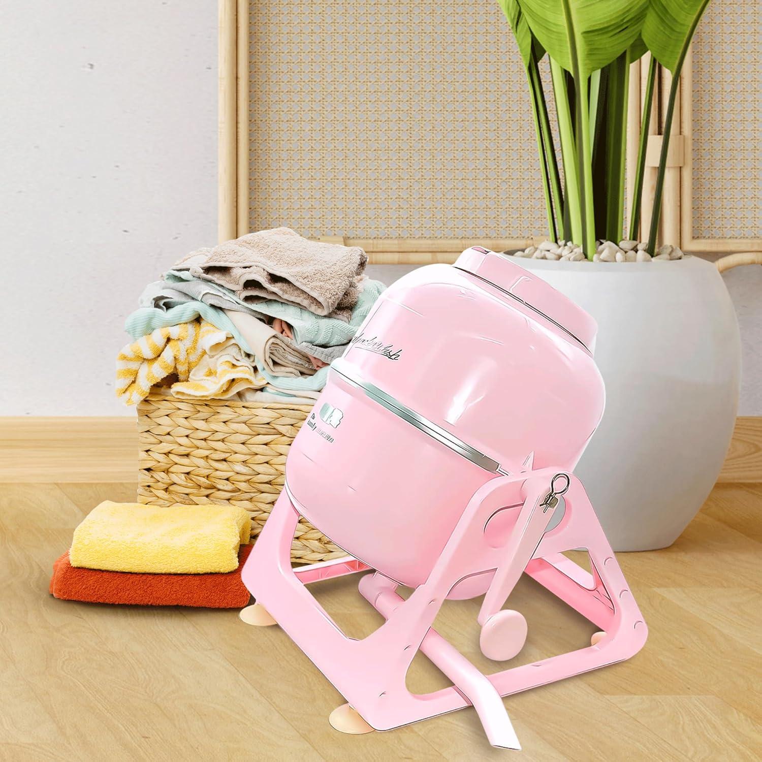 The Laundry Alternative Wonder Wash Retro Portable Mini Washing Machine, Blue