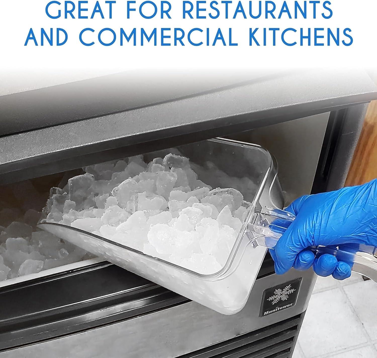 Darware Commercial Ice Scoop w/ Metal Holder; 58-Fluid Ounces Capacity