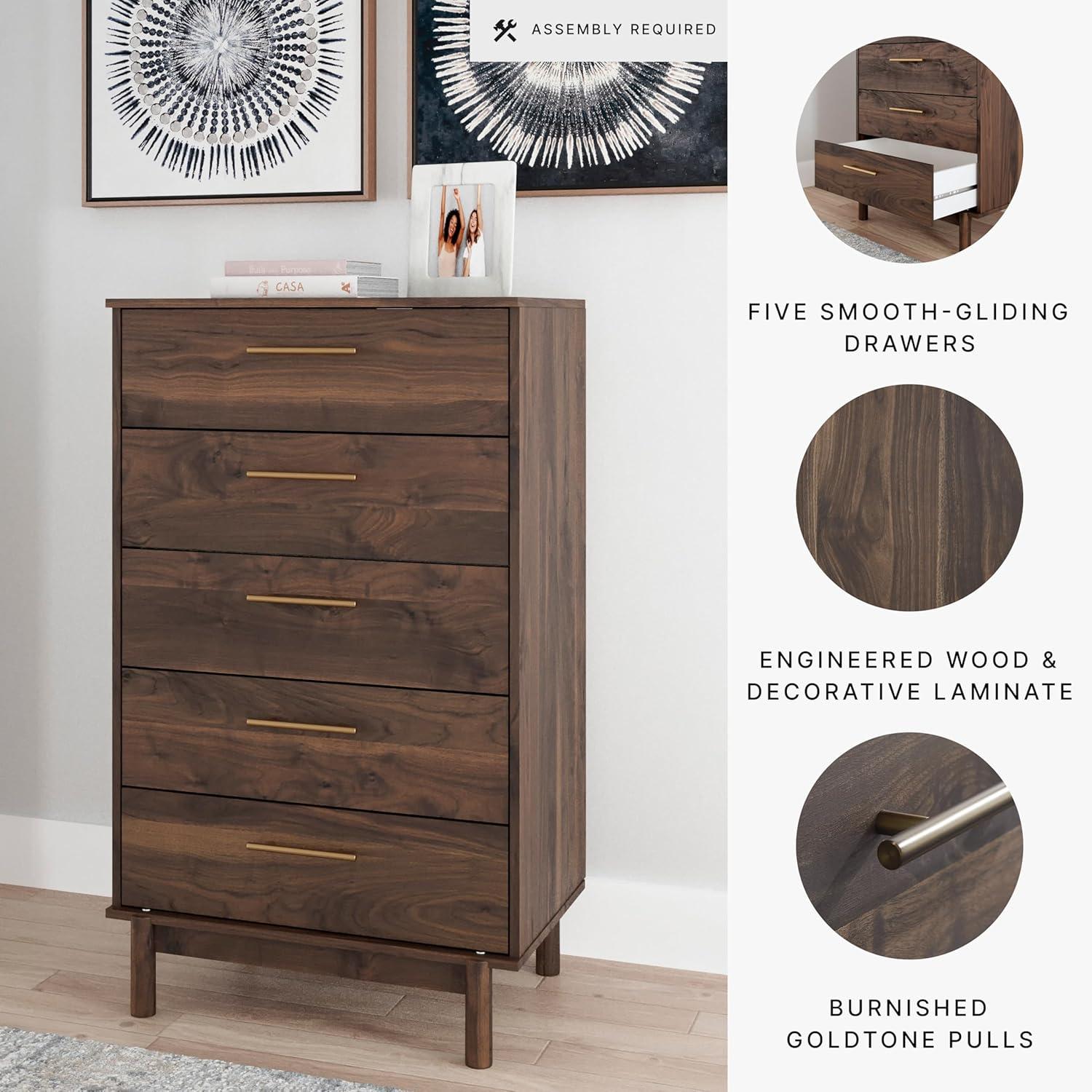 Millwood Pines Dudzik 29.88'' W 5 - Drawer Dresser