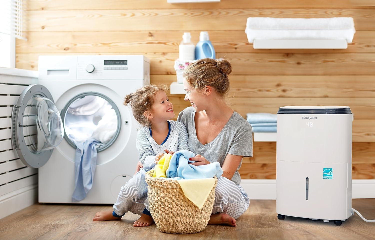 Honeywell Honeywell 50 Pints Per Day Dehumidifier With Built-in Pump for Rooms Up to 4000 Sq Ft