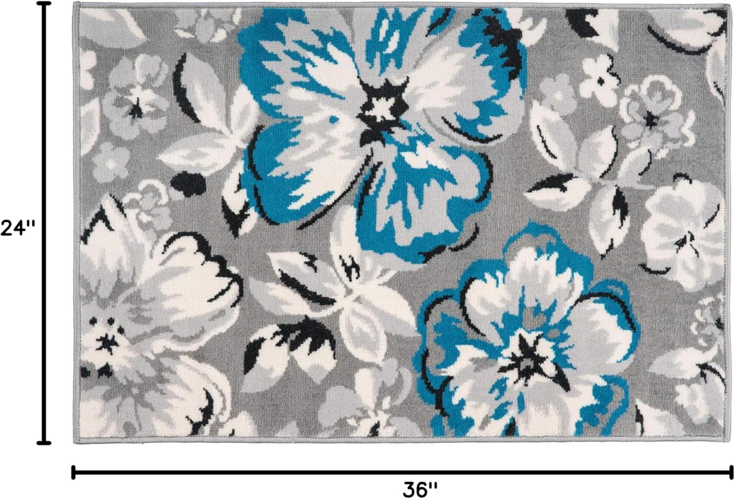 World Rug Gallery Modern Floral Desing Area Rug