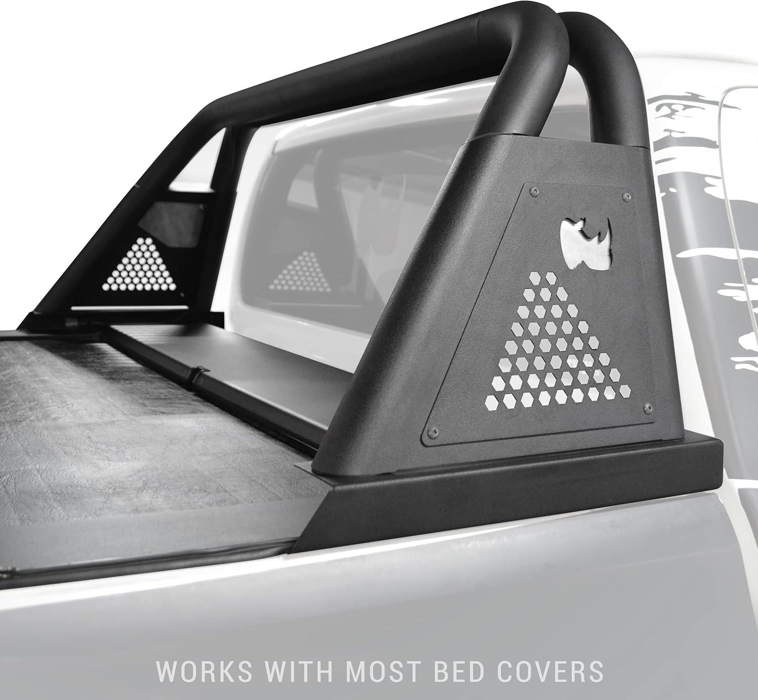 Go Rhino 911003T Sport Bar, Tonneau Cover Compatible for Full-Sized Trucks GMC, Ford,Toyota, Silver