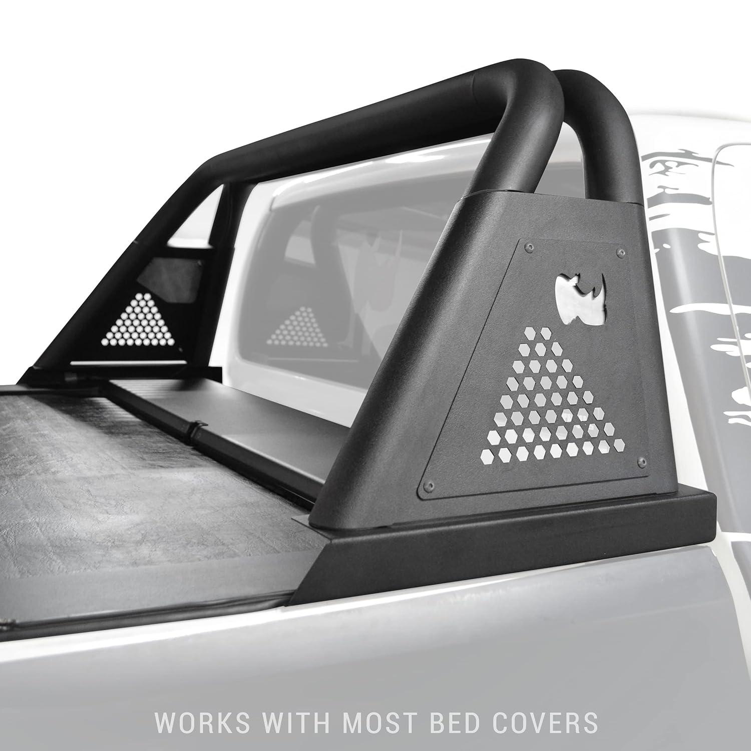 Go Rhino 911003T Sport Bar, Tonneau Cover Compatible for Full-Sized Trucks GMC, Ford,Toyota, Silver