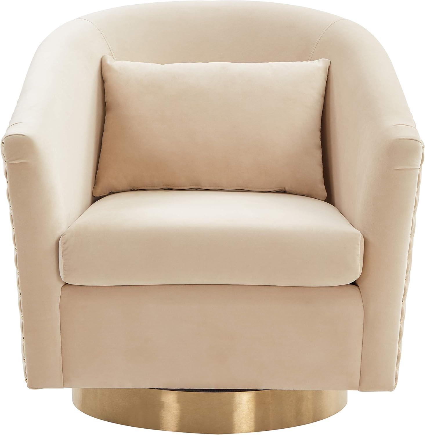 Skye Upholstered Swivel Barrel Chair