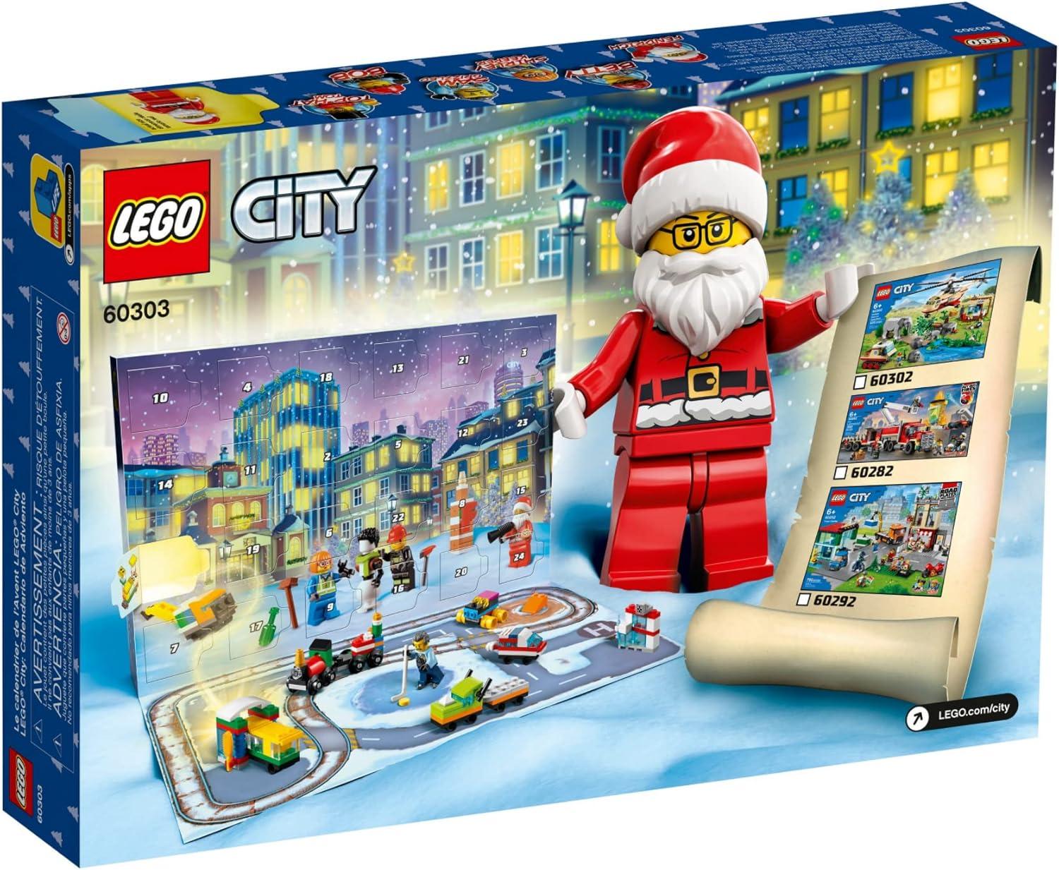 LEGO City Advent Calendar 60303 Building Toy (349 Pieces)