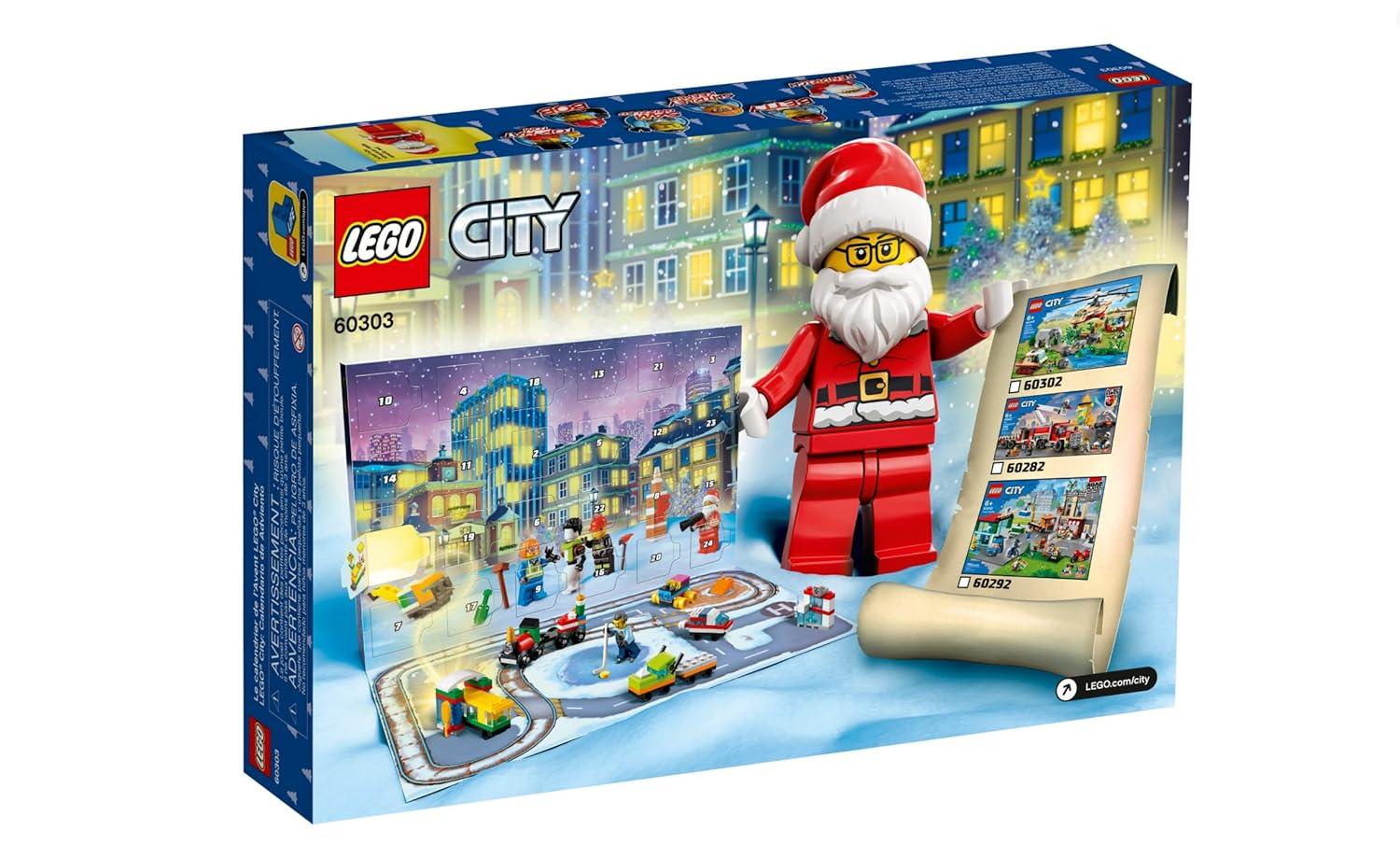 LEGO City Advent Calendar 60303 Building Toy (349 Pieces)