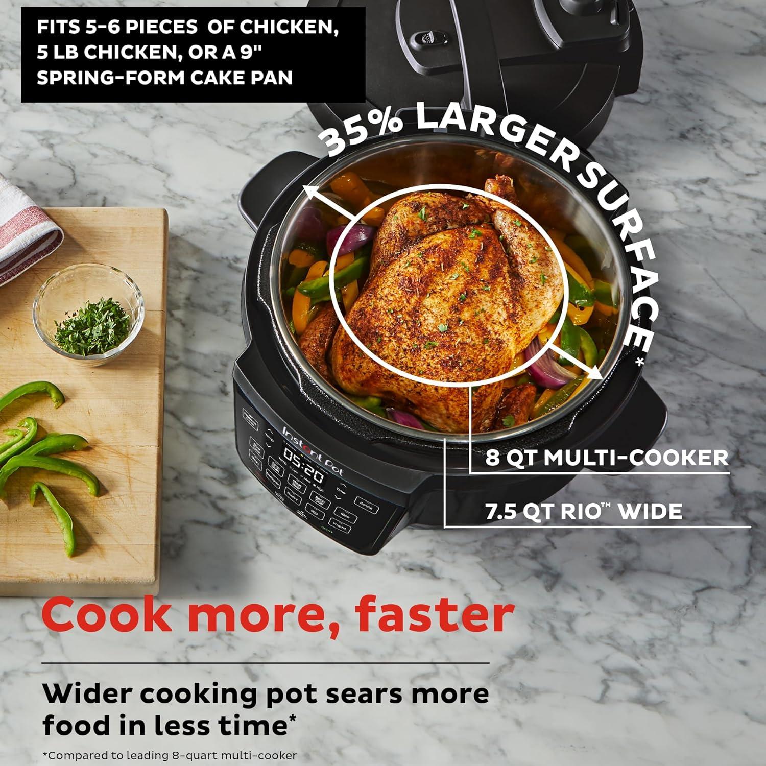 Instant Pot® 7.5-Qt. RIO™ Wide Pressure Cooker