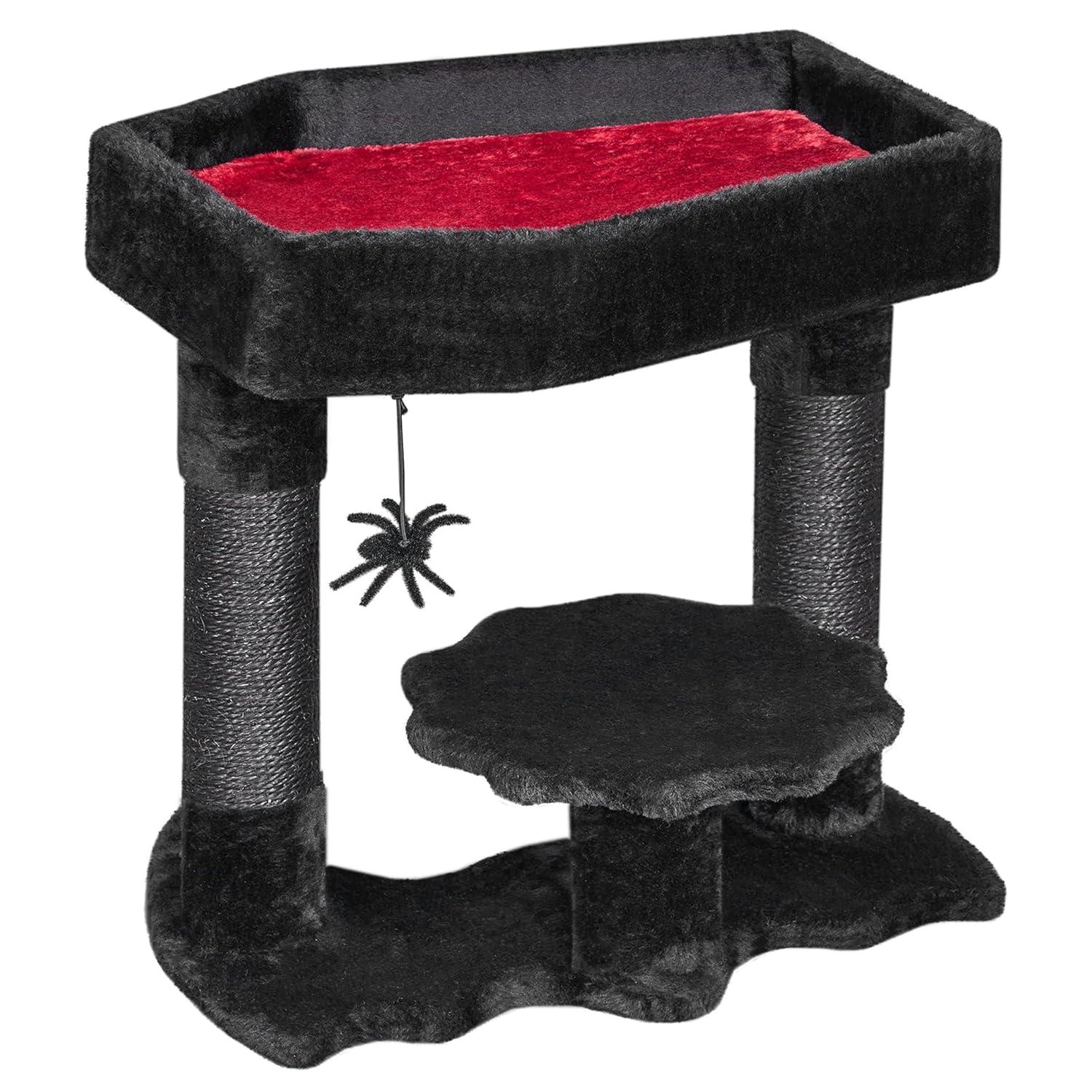 Gothic Cat Tree with Coffin, Gothic Cat Tower with Condo