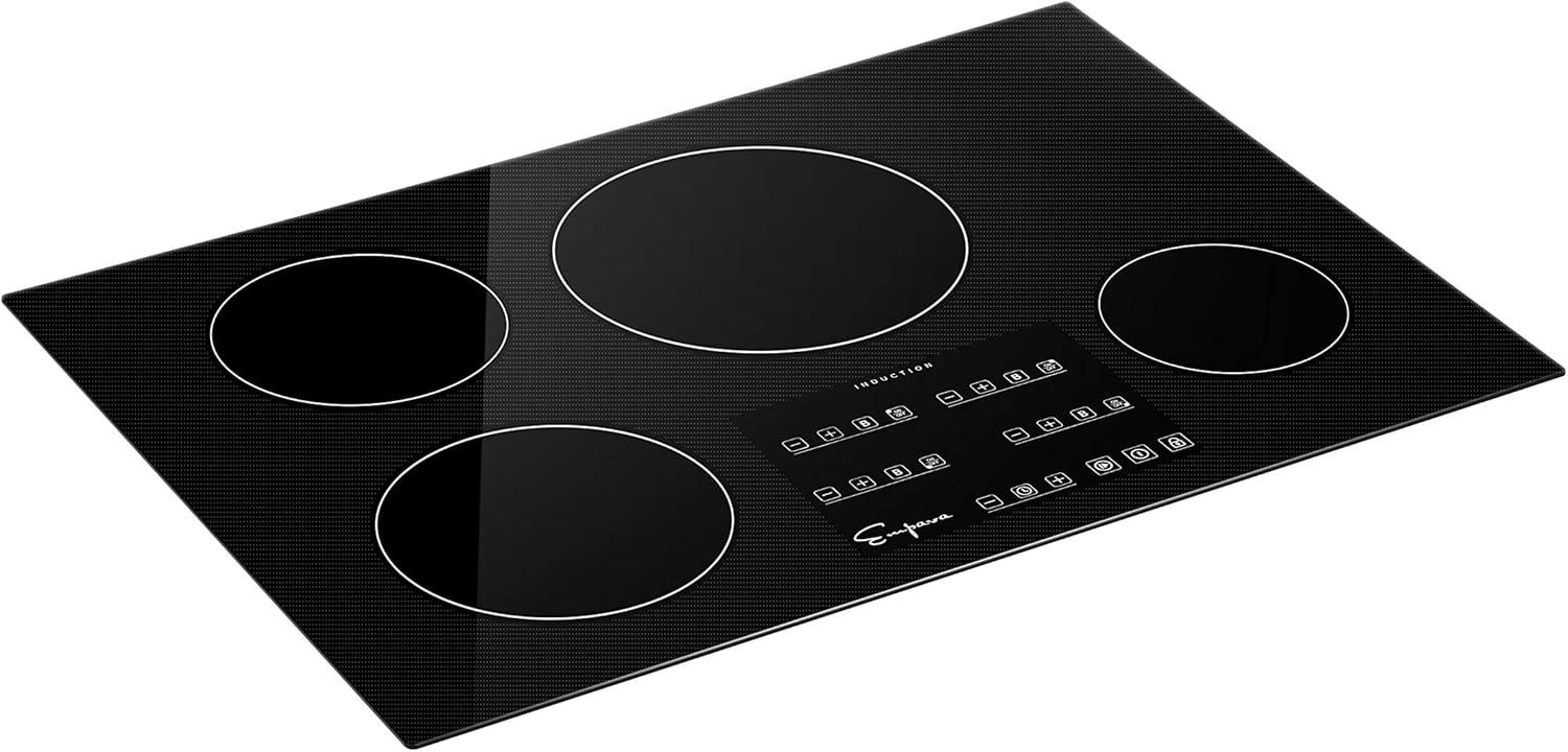 Empava 30'' Black Ceramic 4-Burner Induction Cooktop