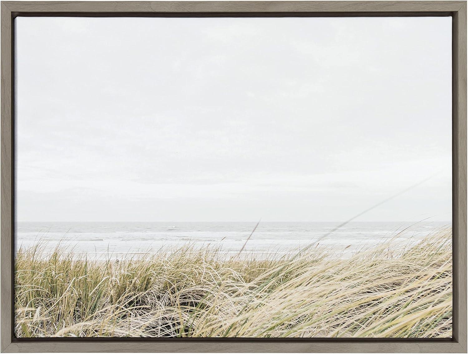 Sylvie East Beach Framed Canvas by Amy Peterson Art Studio - Kate & Laurel All Things Decor