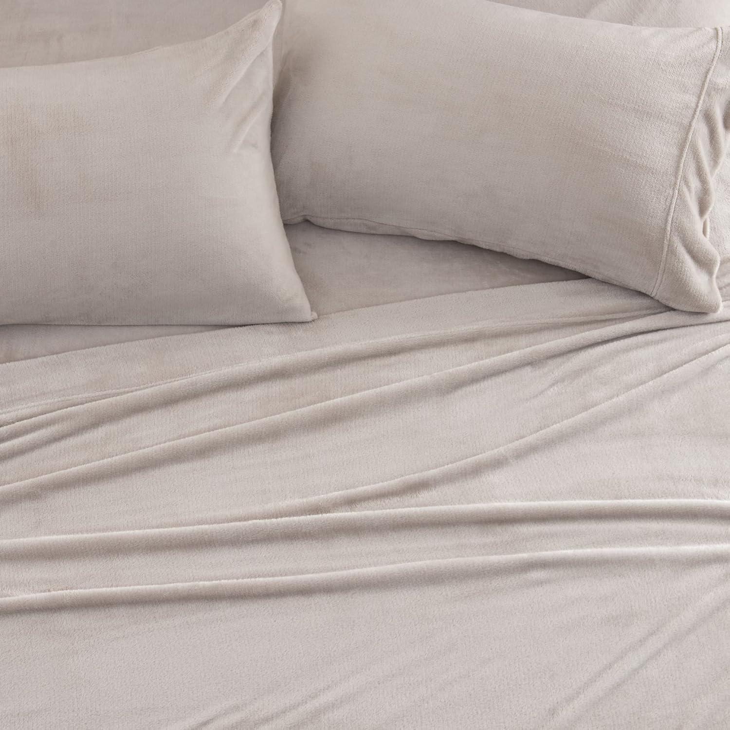 FreshFolds Ultra Soft Micro Plush Velvet Solid Sheet Sets