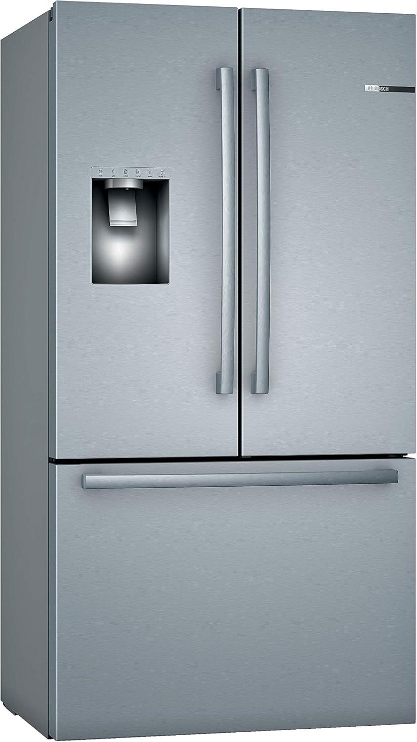 Bosch - 500 Series 36-Inch Smart French Door Standard-Depth Refrigerator With Quickicepro, Anti-Fingerprint, External Water & Ice, Home Connect