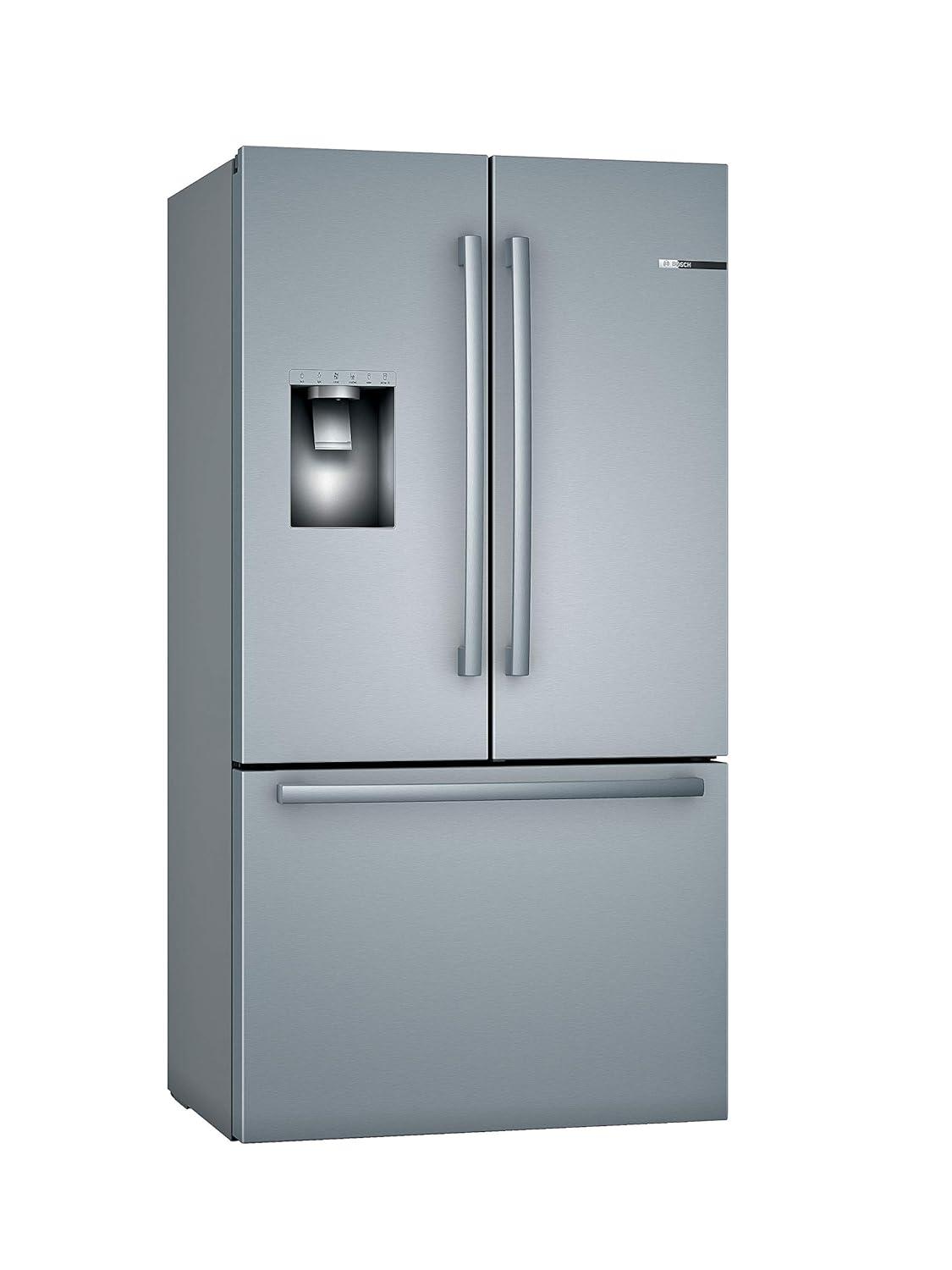Bosch - 500 Series 36-Inch Smart French Door Standard-Depth Refrigerator With Quickicepro, Anti-Fingerprint, External Water & Ice, Home Connect