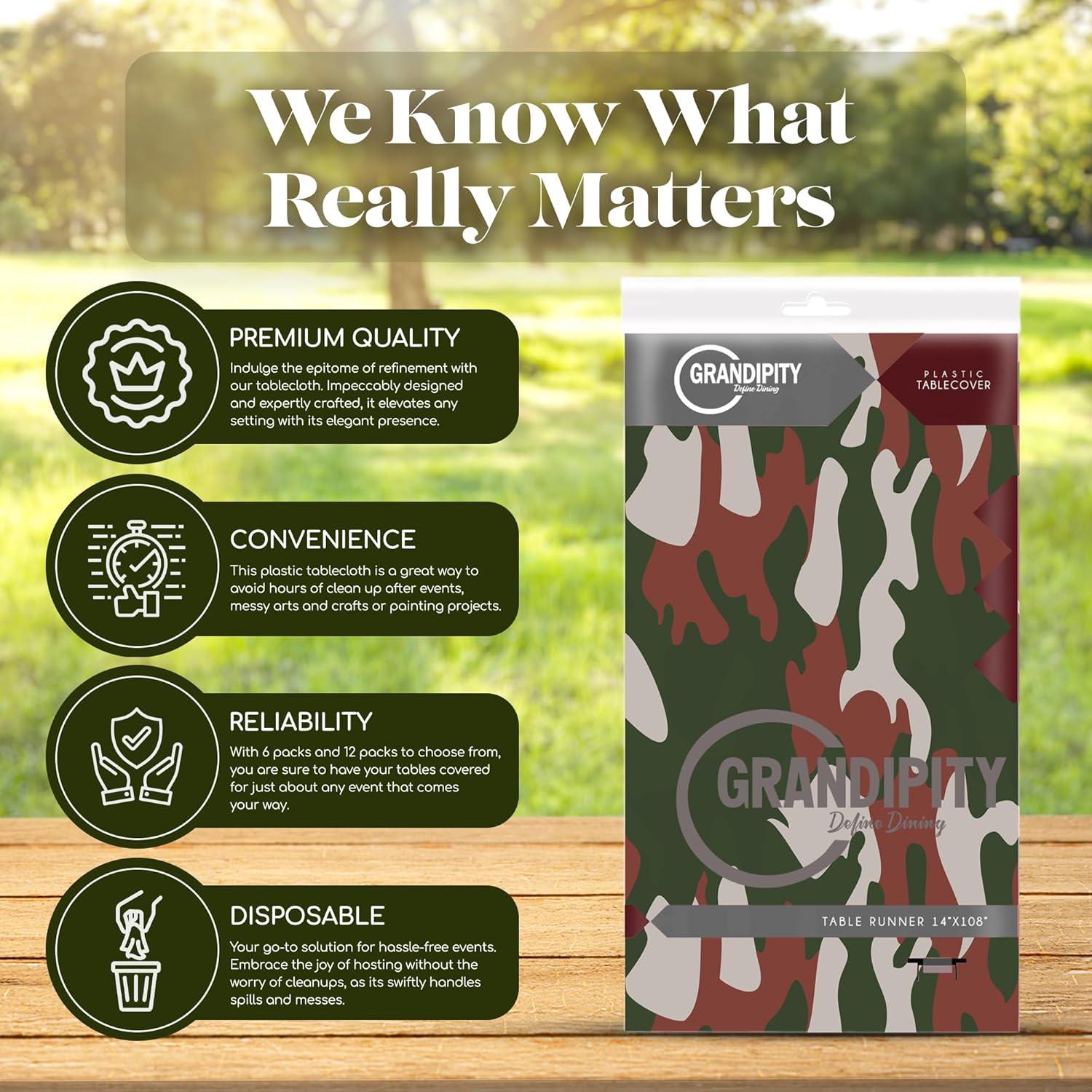 Grandipity Disposable Tablecloth (Set of 6)