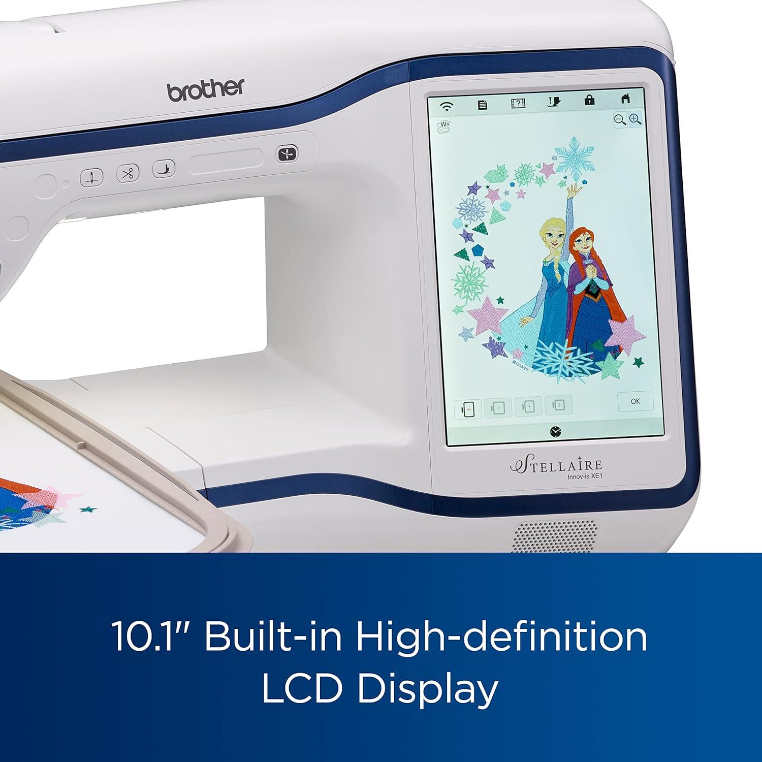 Brother Stellaire Innov-ís XE1 Advanced Embroidery Machine with  Wireless Connectivity